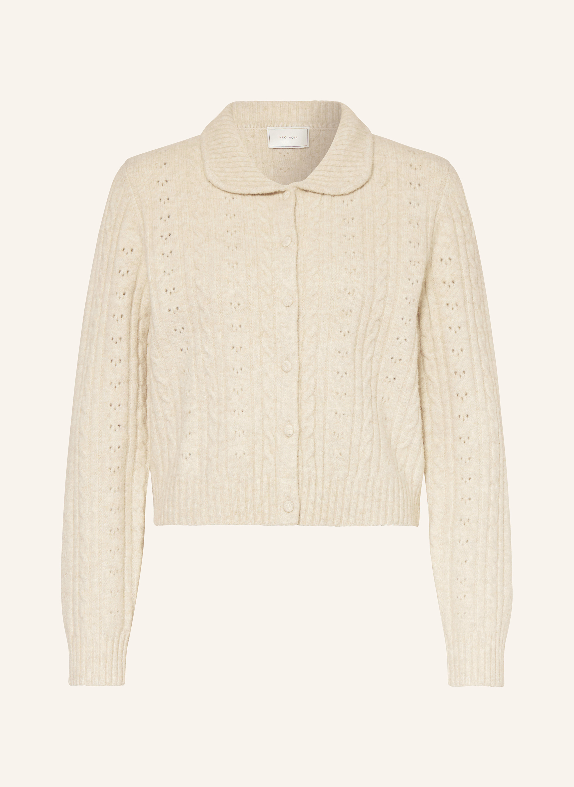 Neo Noir Strickjacke Emelie weiss