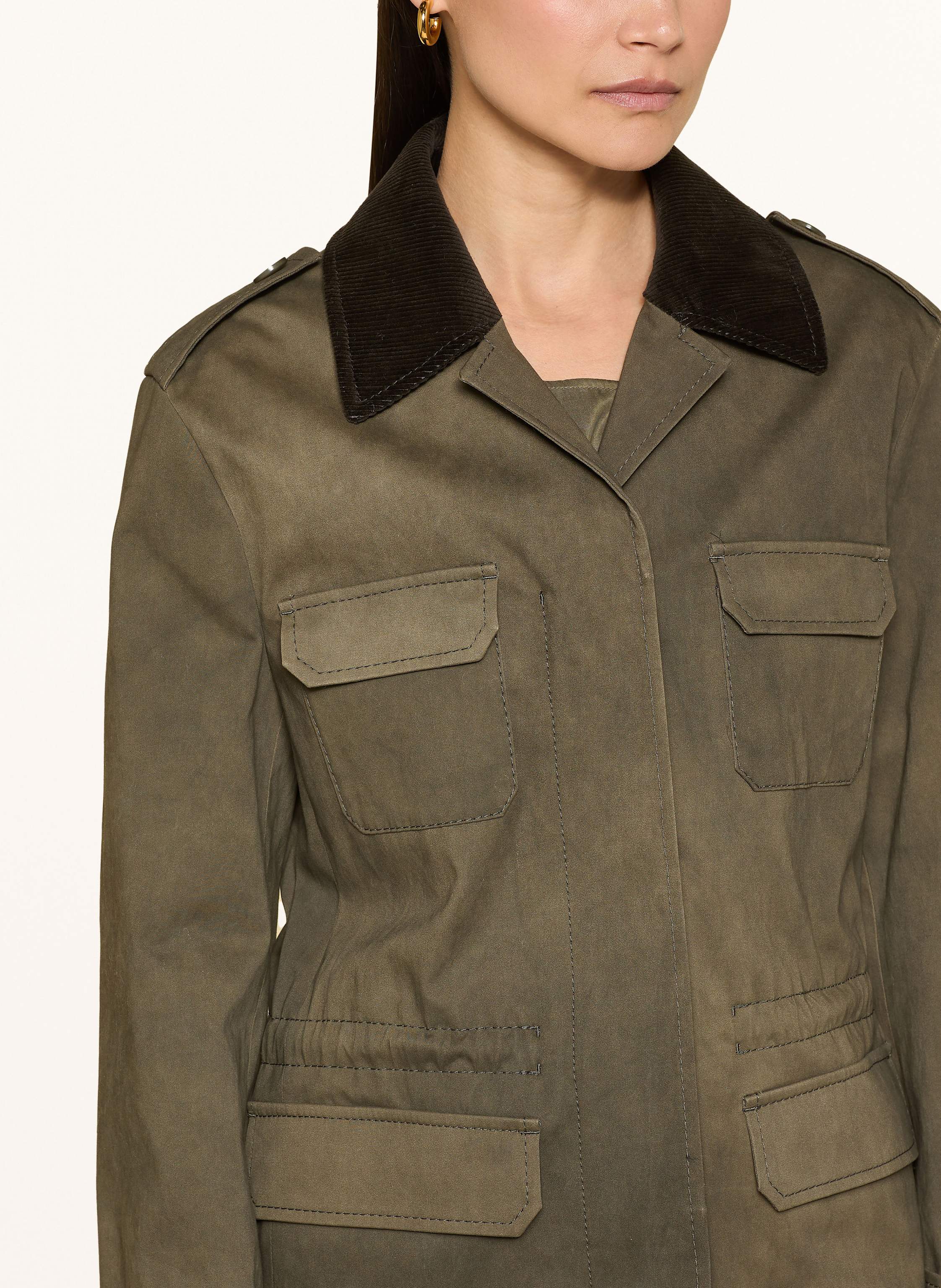 Thumbnail - Drykorn Kastenjacke Bodney gruen