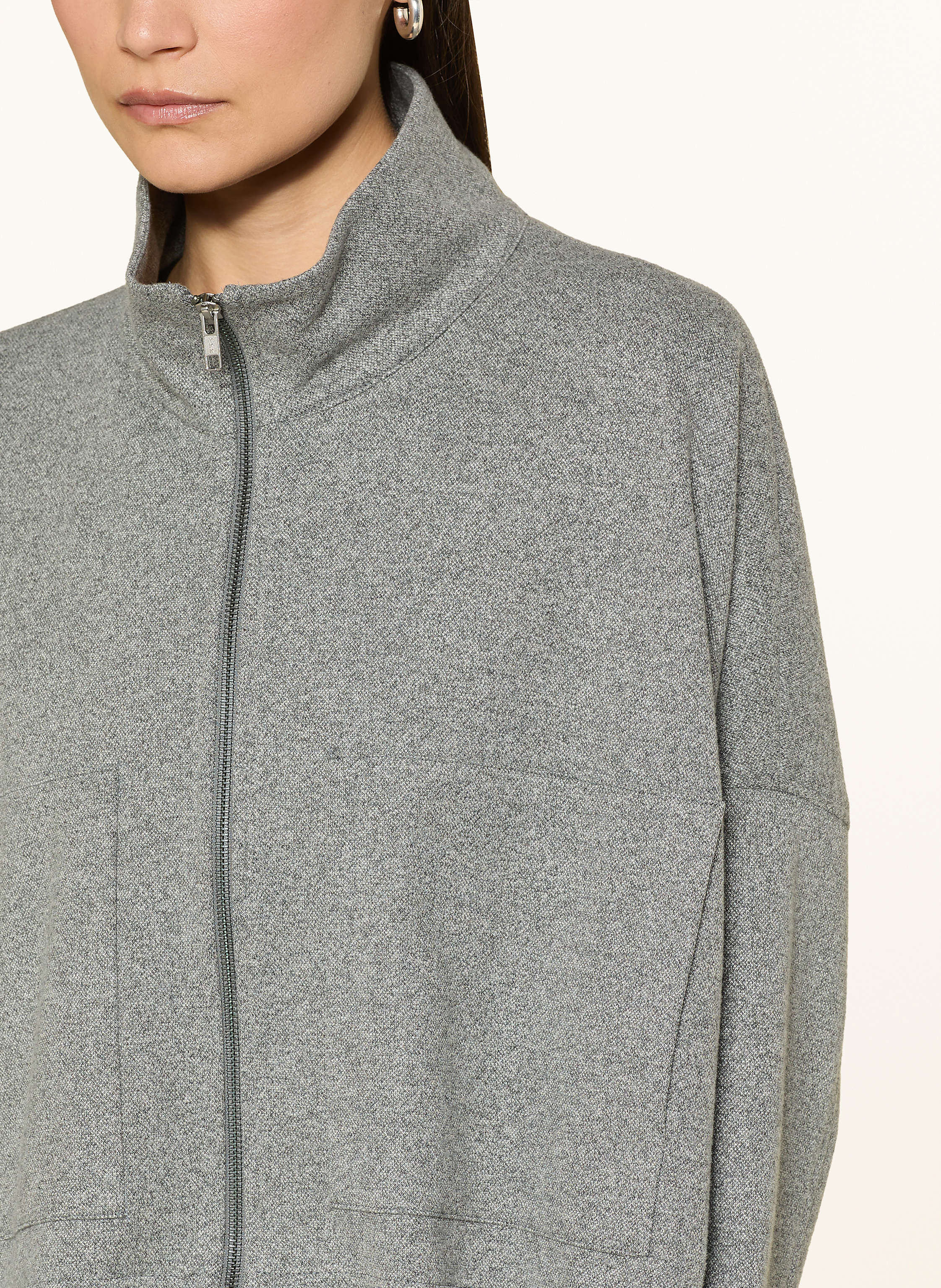 Thumbnail - Drykorn Jerseyjacke Elstow_1 grau