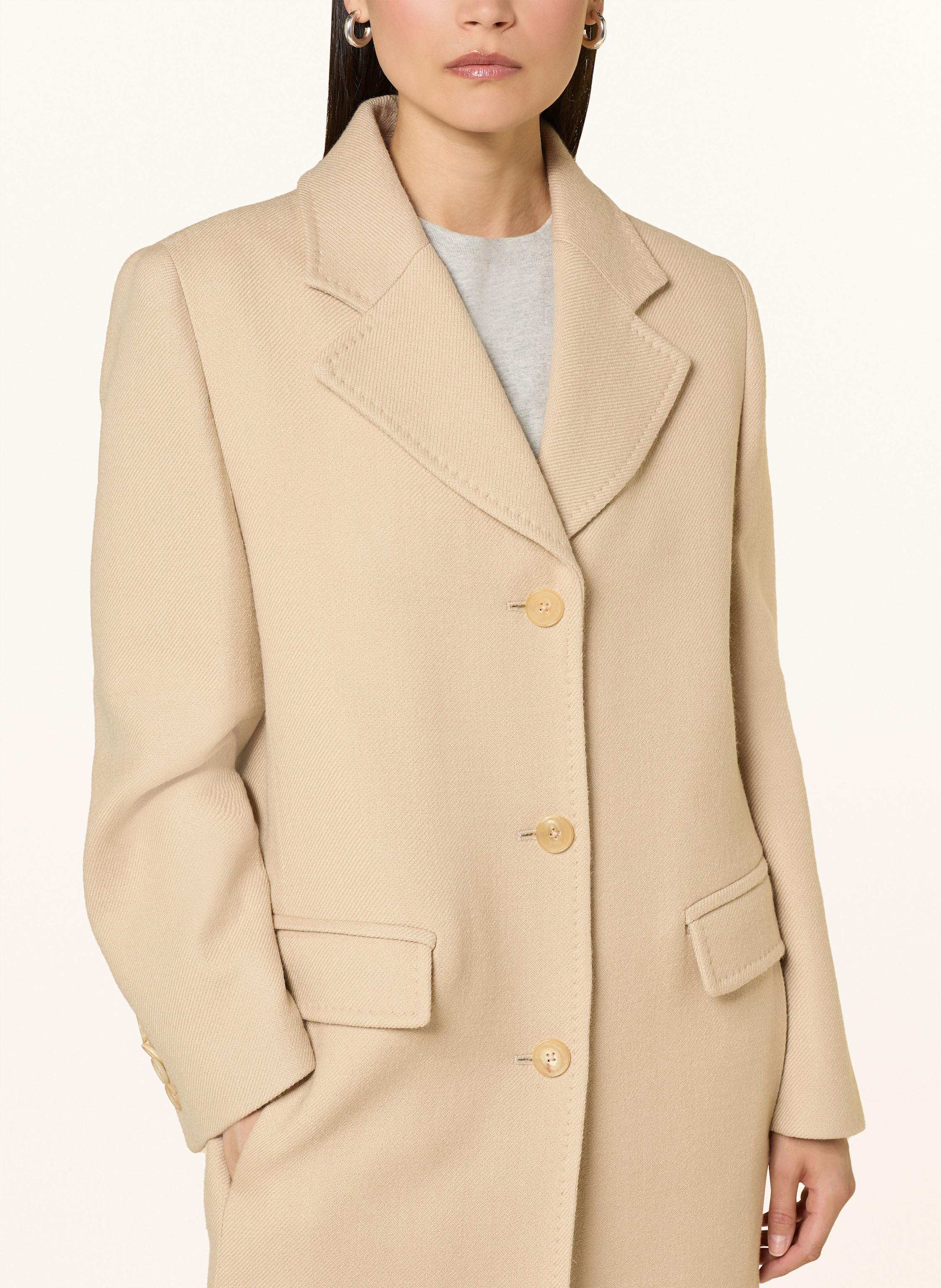Thumbnail - Drykorn Wollmantel Aisby beige