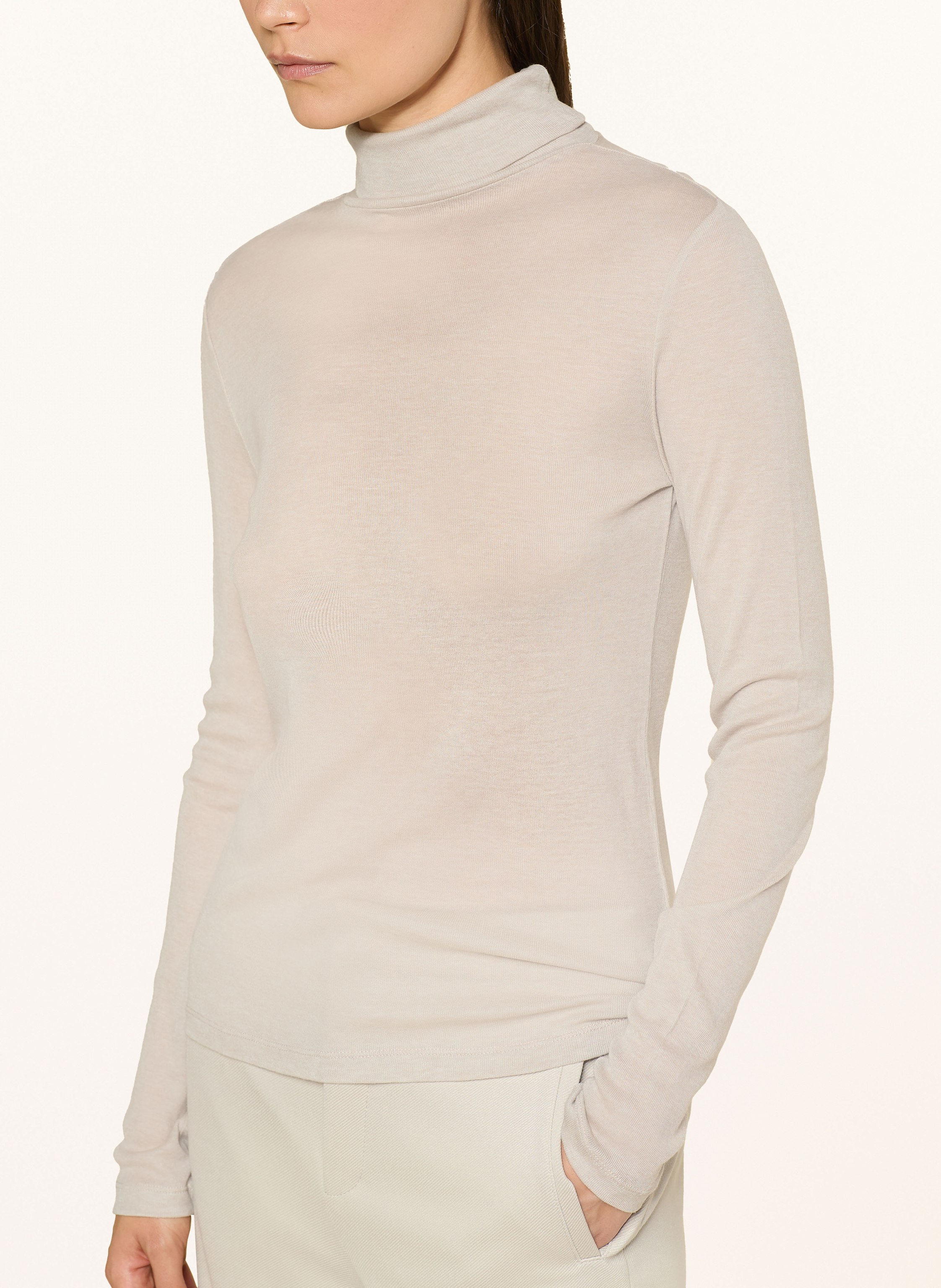 Thumbnail - Drykorn Rollkragenshirt Zerafne beige