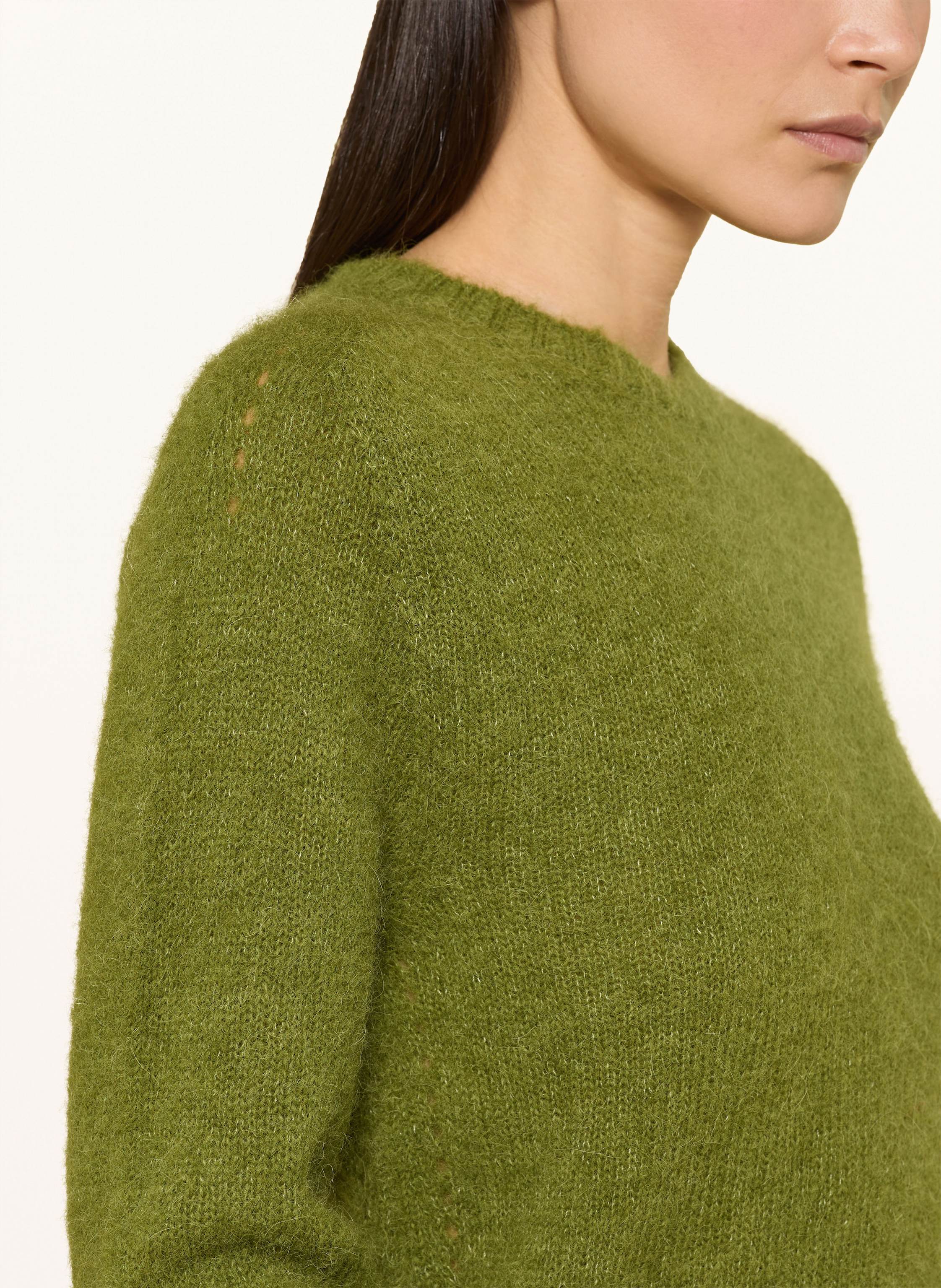 Thumbnail - Drykorn Alpaka-Pullover Fida gruen