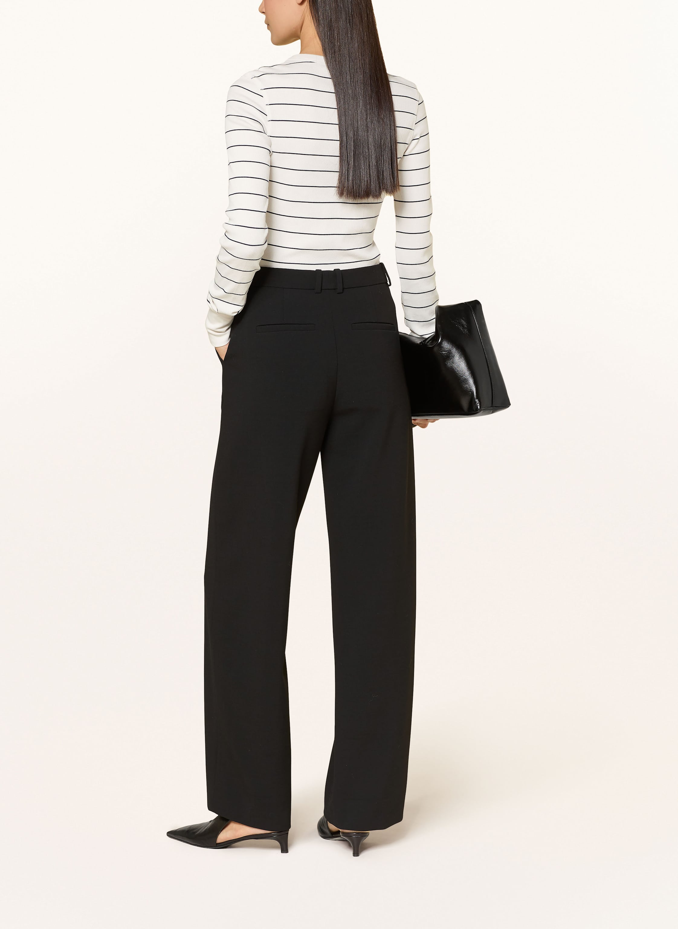 Thumbnail - Drykorn Marlenehose Desk schwarz