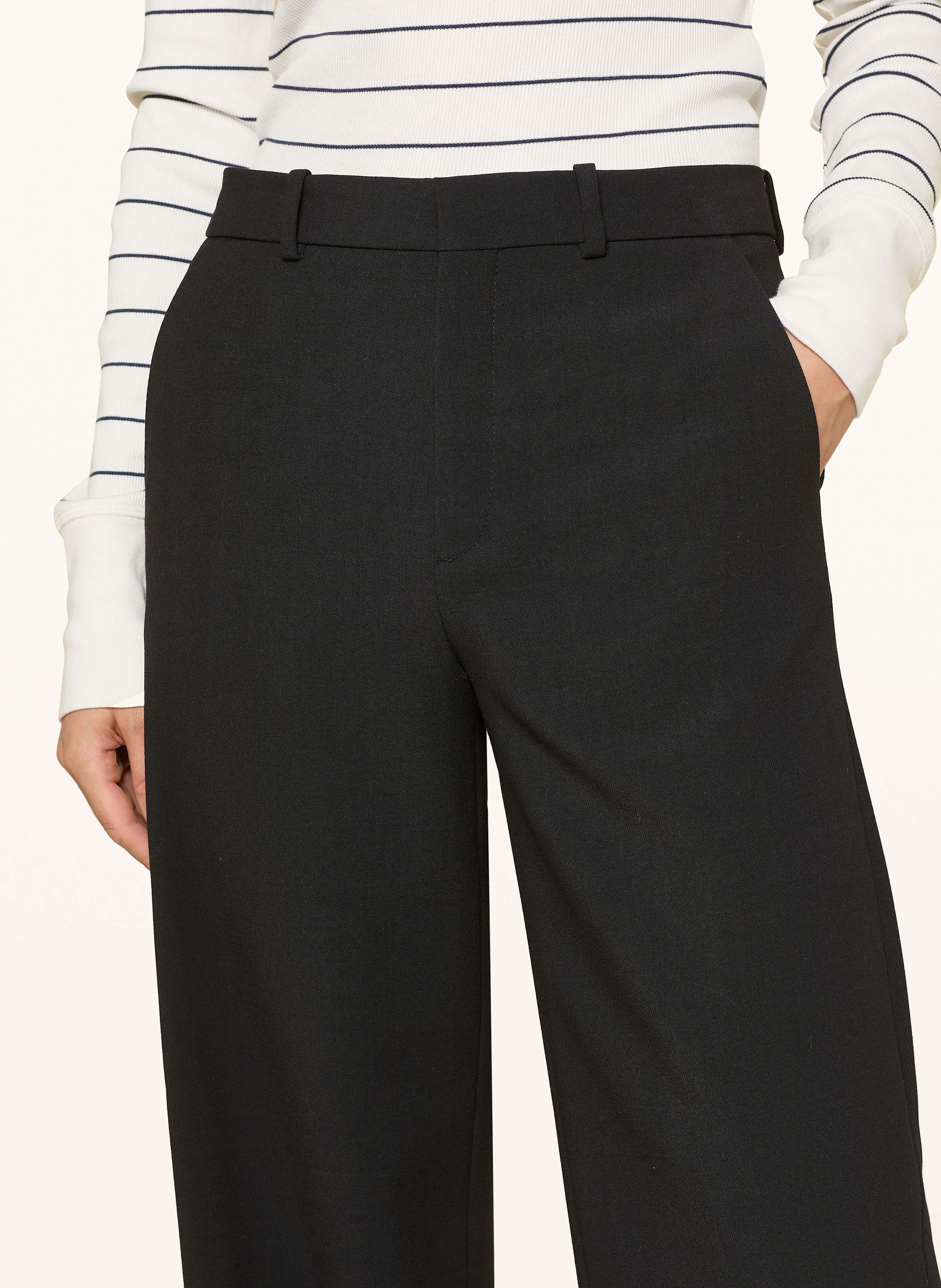 Thumbnail - Drykorn Marlenehose Desk schwarz