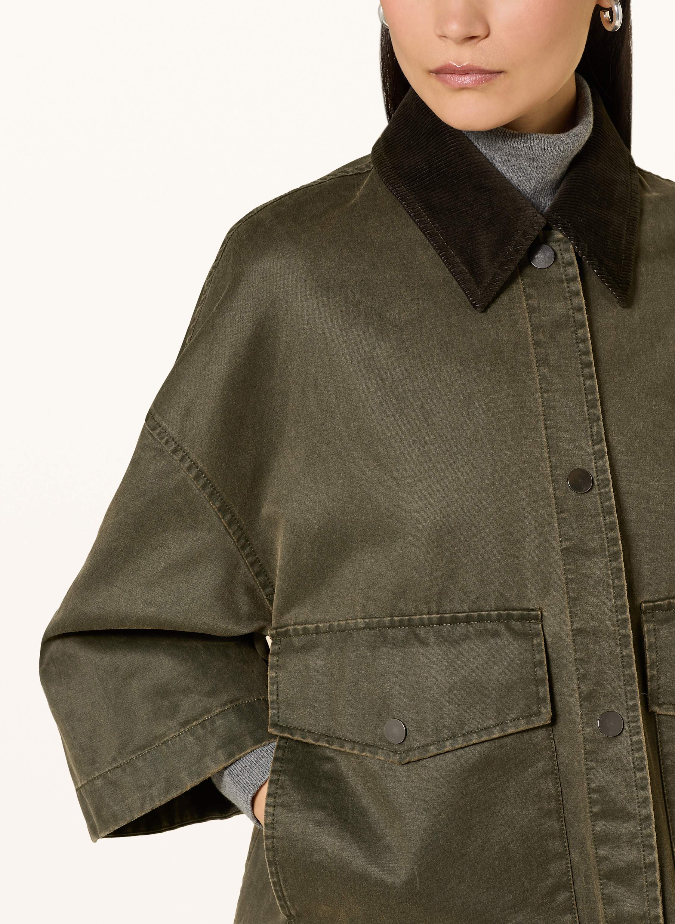 Thumbnail - Drykorn Fieldjacket Ans Mit 3/4-Arm gruen