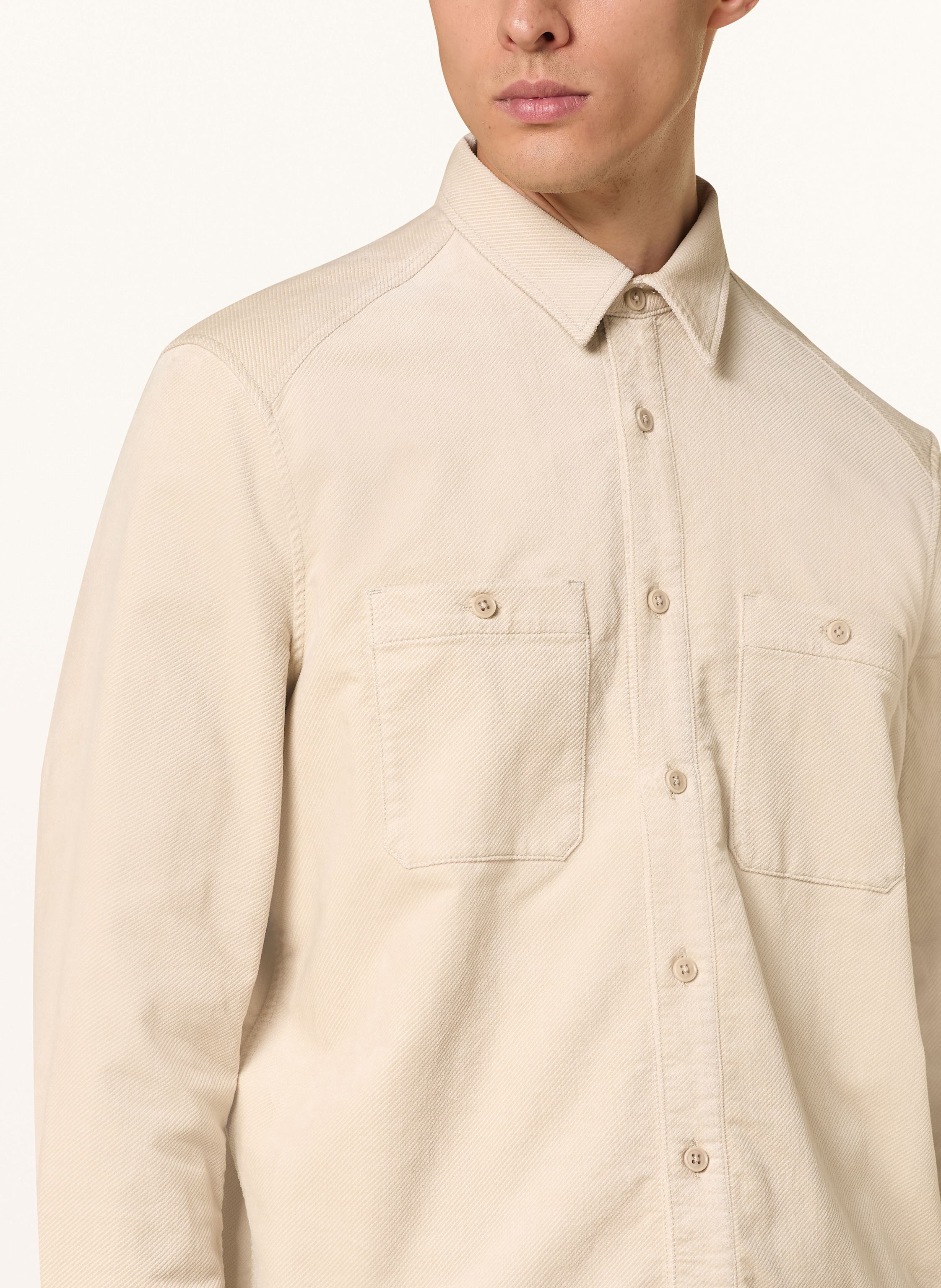 Thumbnail - Drykorn Cordhemd Nowen Comfort Fit beige