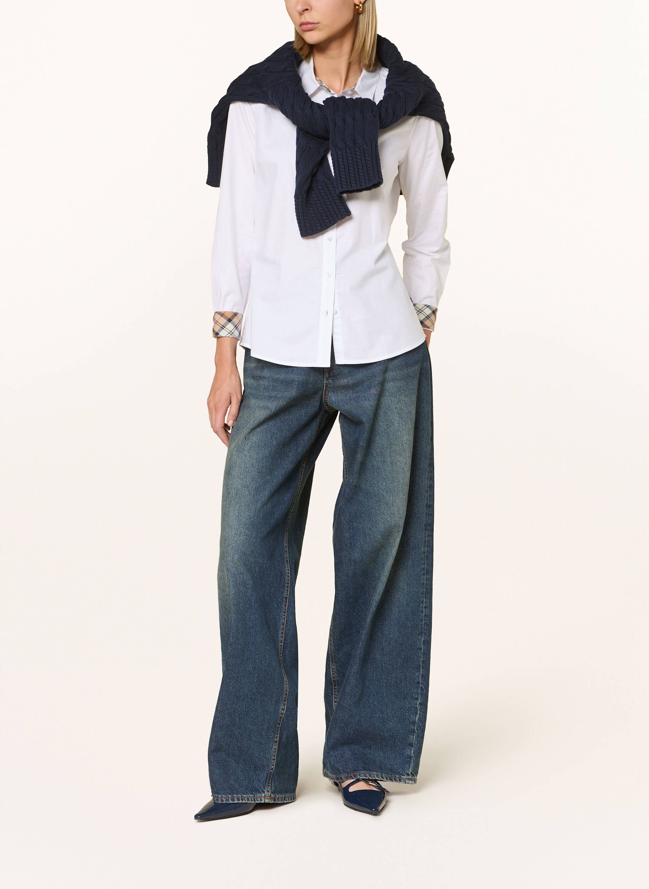 Thumbnail - Barbour Hemdbluse Derwent weiss