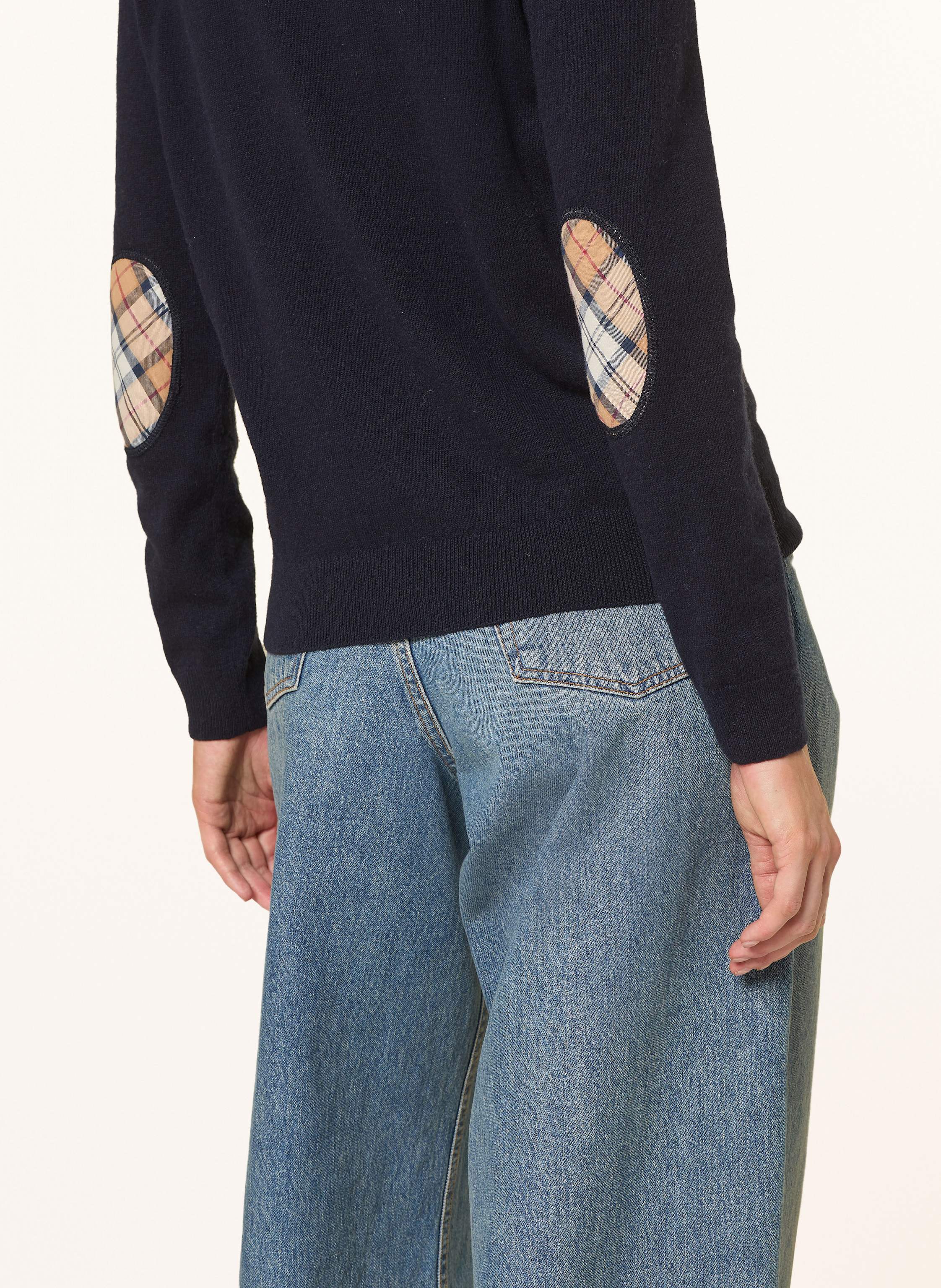 Thumbnail - Barbour Strickjacke Pendle blau