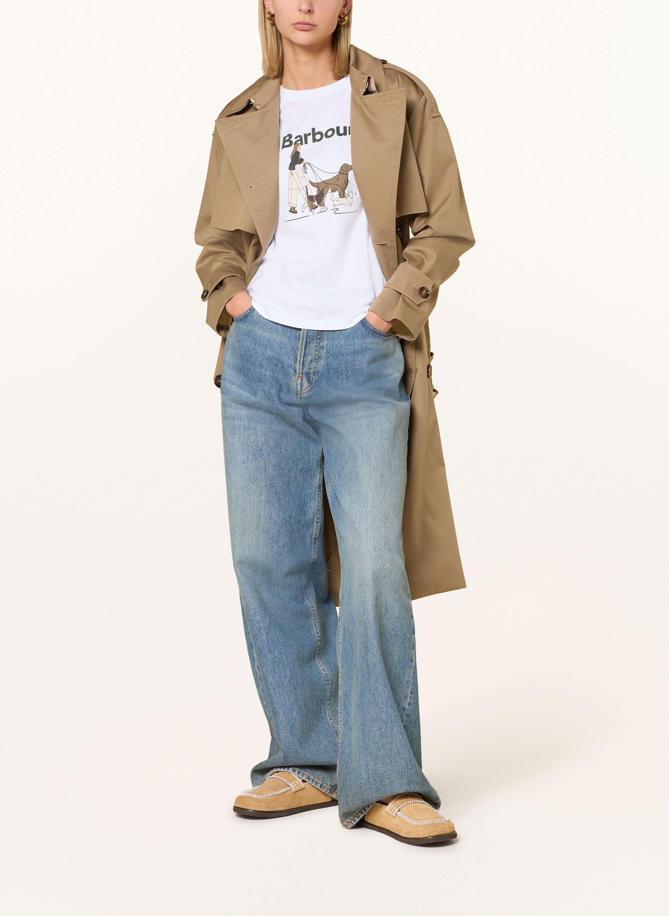 Thumbnail - Barbour Longsleeve Woodhouse weiss