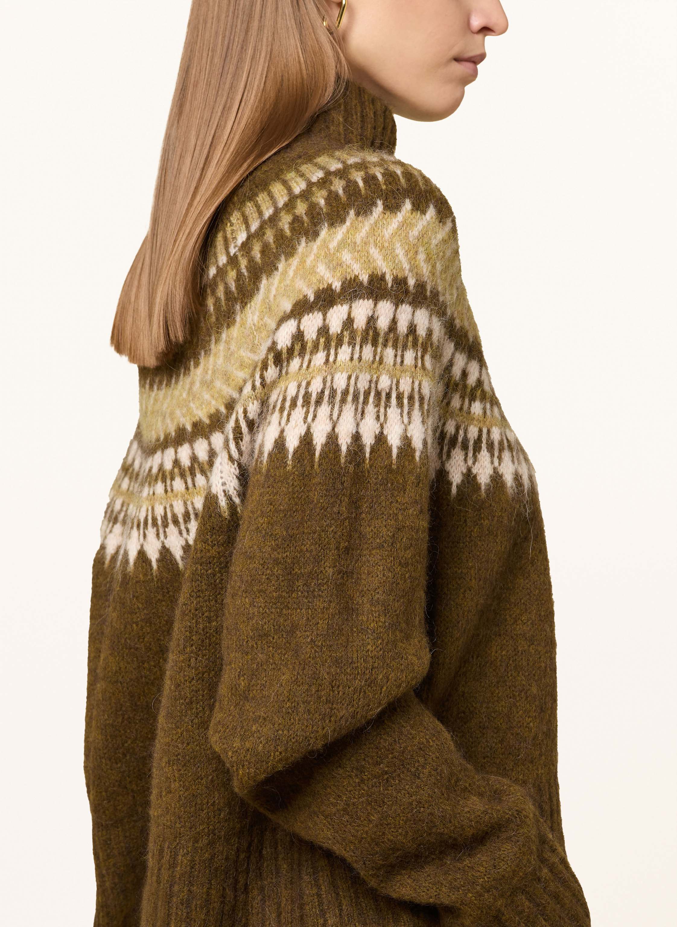 Thumbnail - Barbour Pullover Lorrie Mit Alpaka gruen