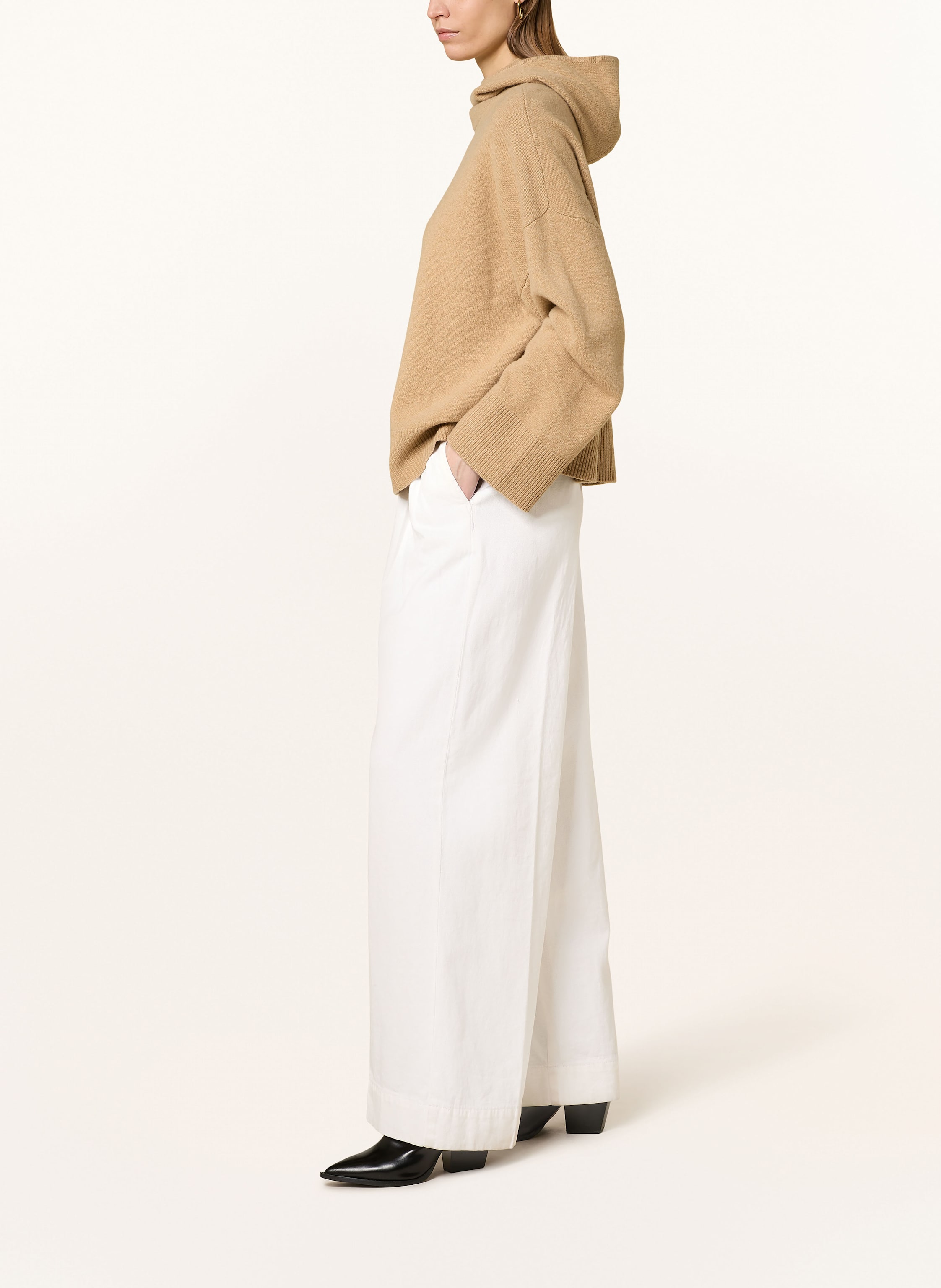 Thumbnail - Barbour Strick-Hoodie Evette beige