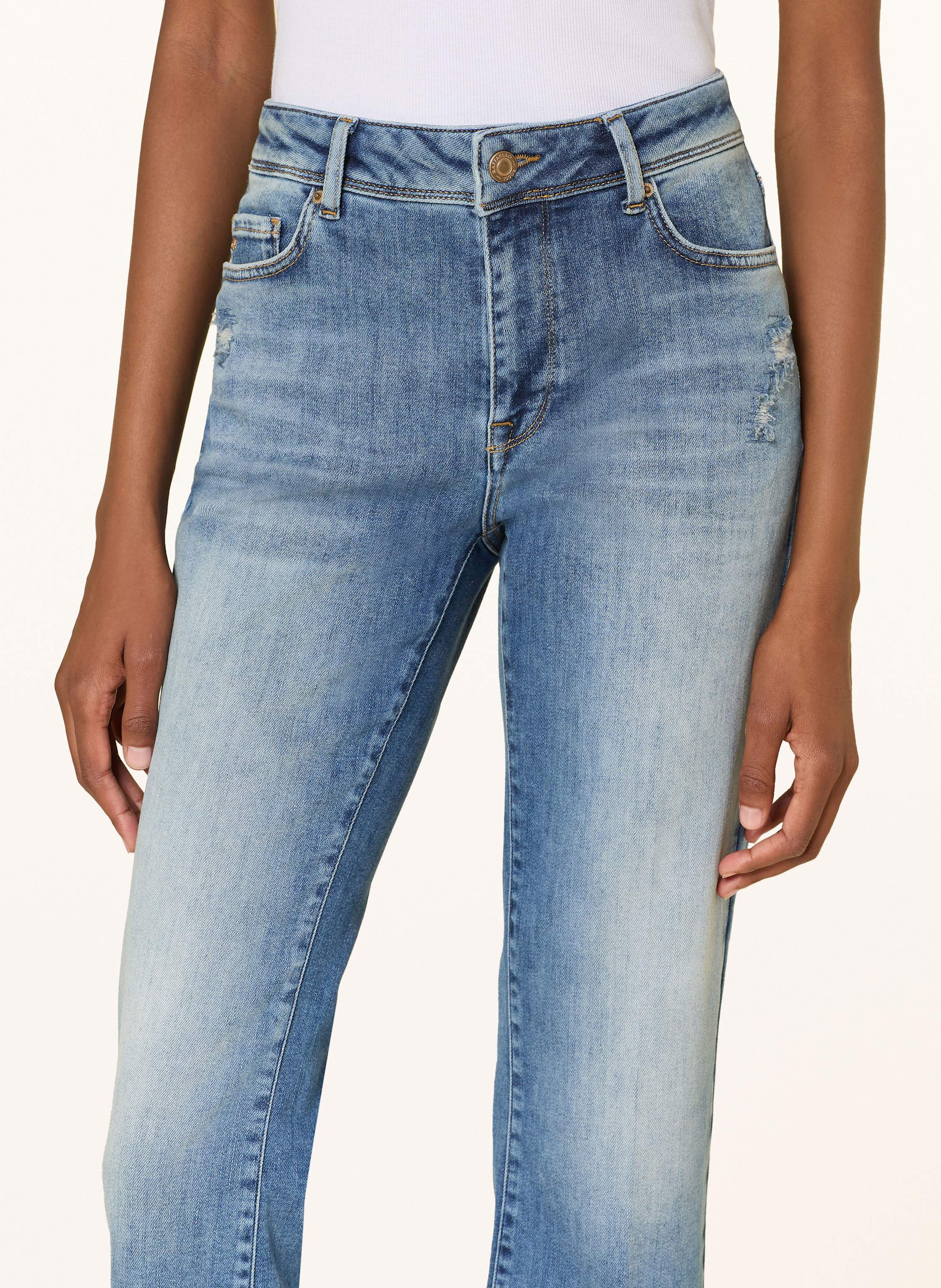 Thumbnail - Raffaello Rossi Flared Jeans Vic blau