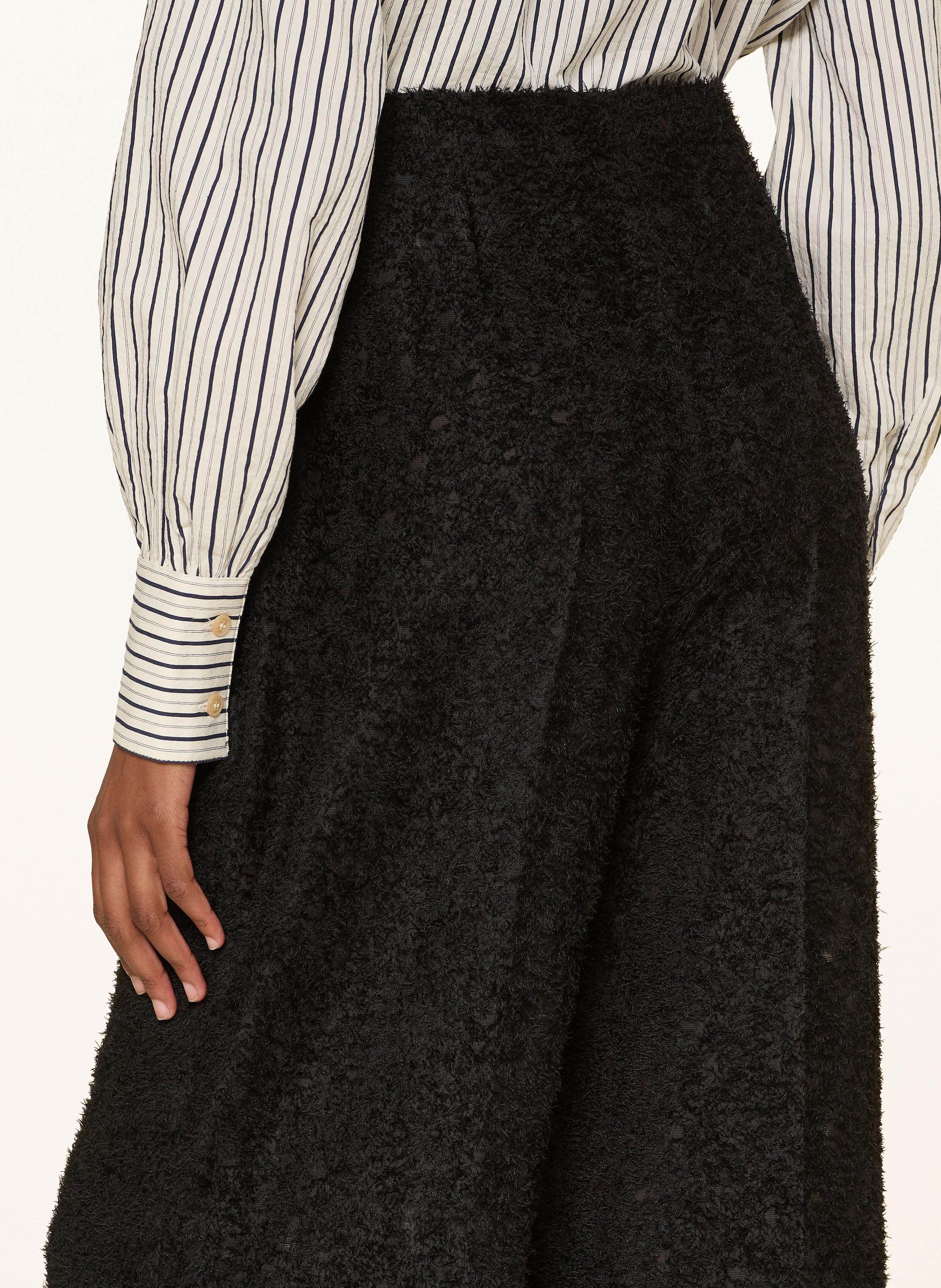 Thumbnail - Raffaello Rossi Marlenehose Agatha Aus Kunstfell schwarz