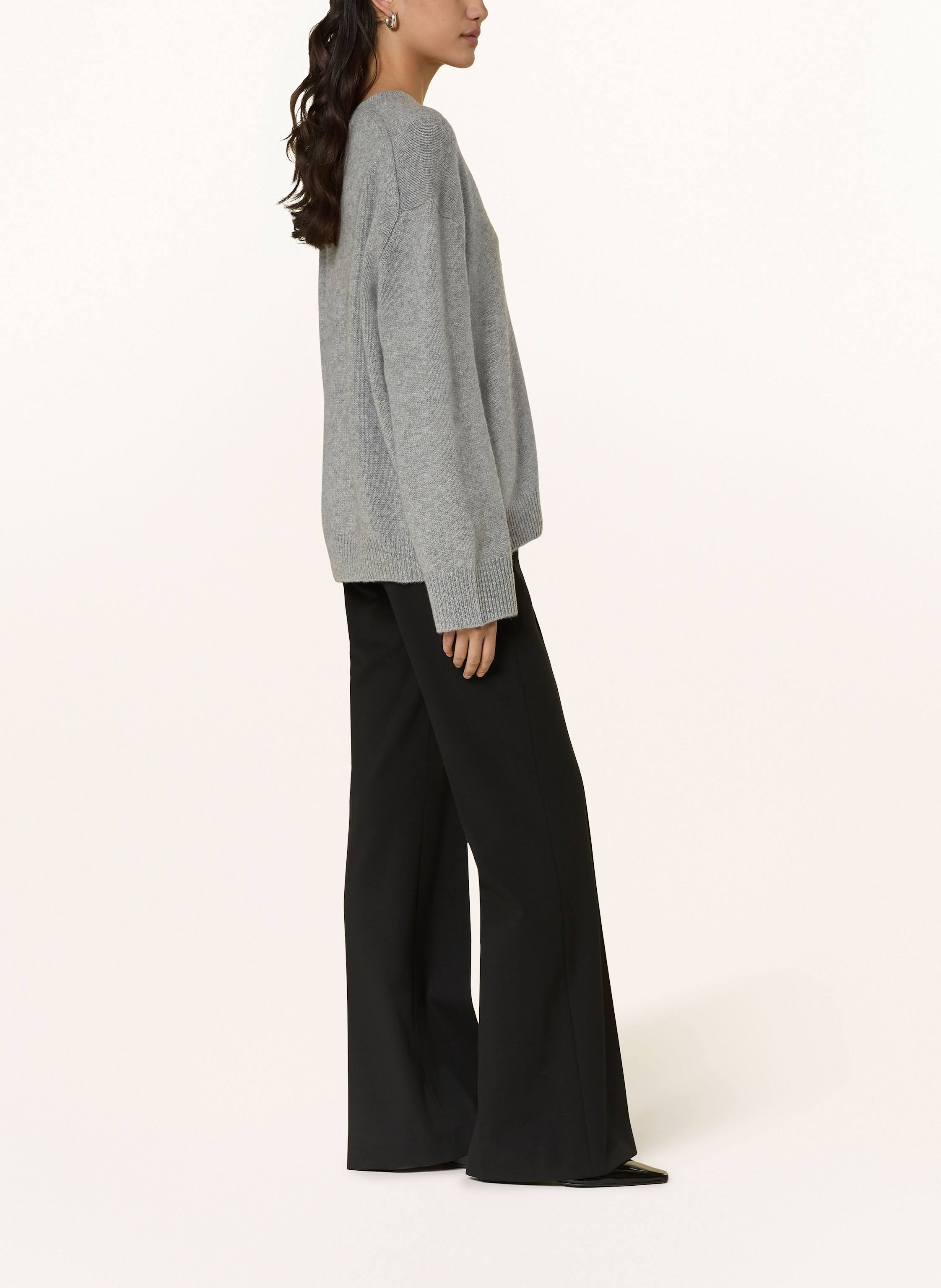 Thumbnail - Raffaello Rossi Bootcut-Hose Doro Aus Jersey schwarz