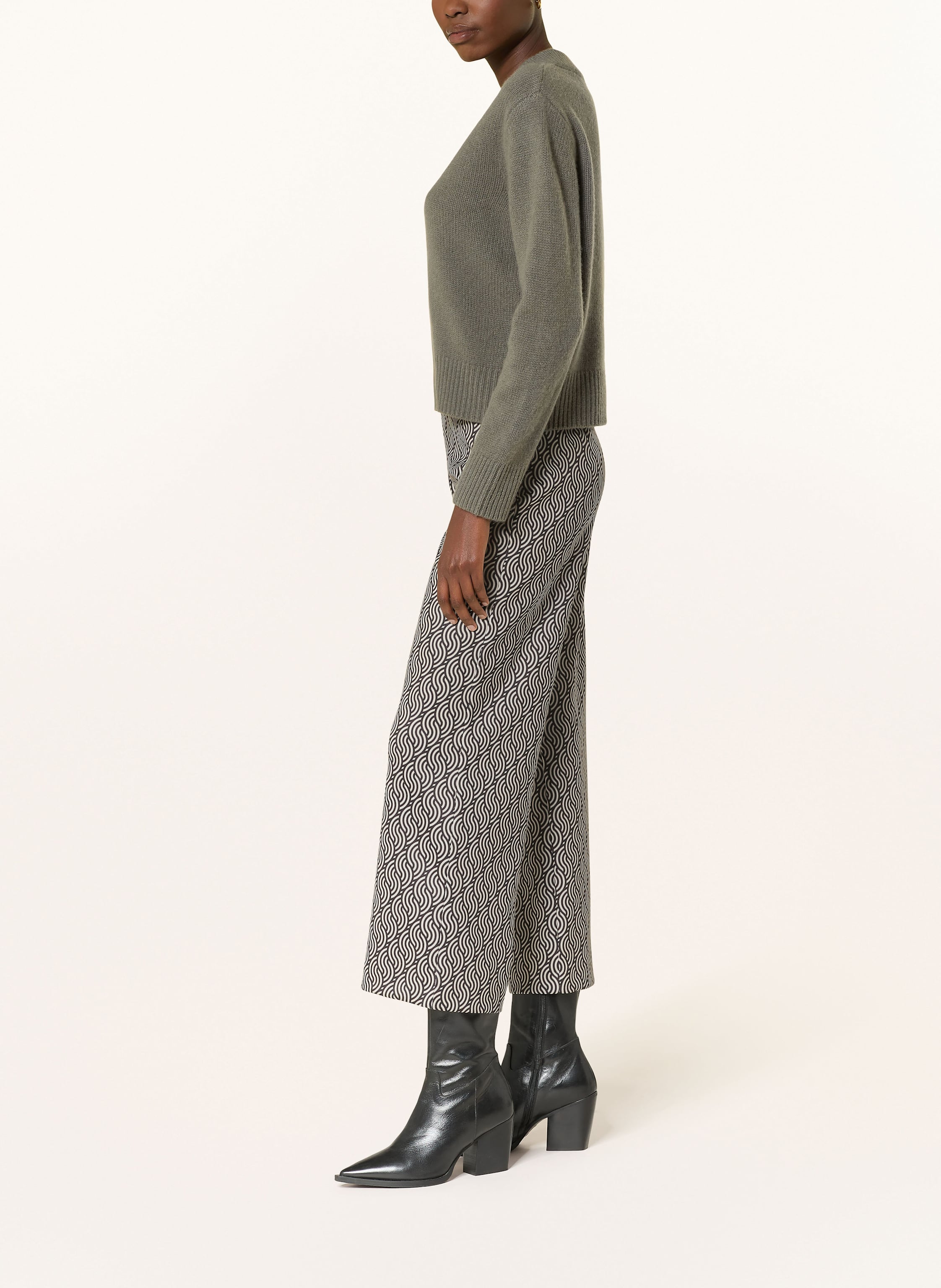 Thumbnail - Raffaello Rossi Marlenehose Elaine Aus Jersey grau