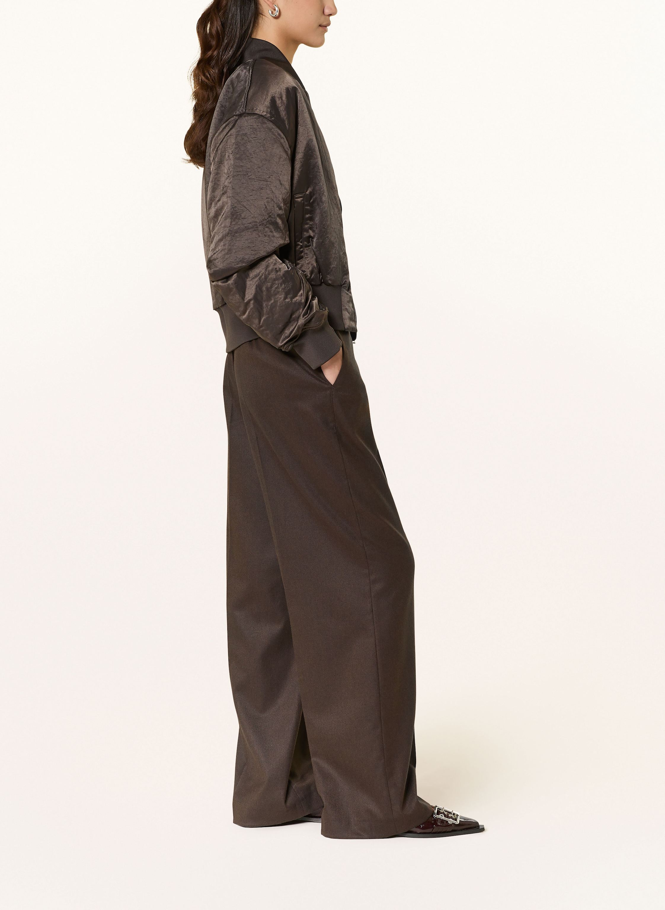 Thumbnail - Raffaello Rossi Marlenehose Anais Aus Flanell braun