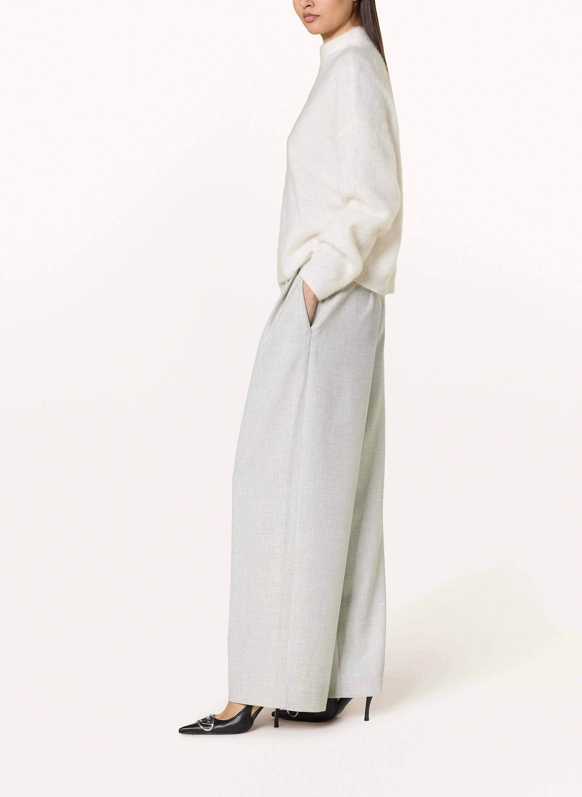 Thumbnail - Gestuz Marlenehose Gzwiana grau