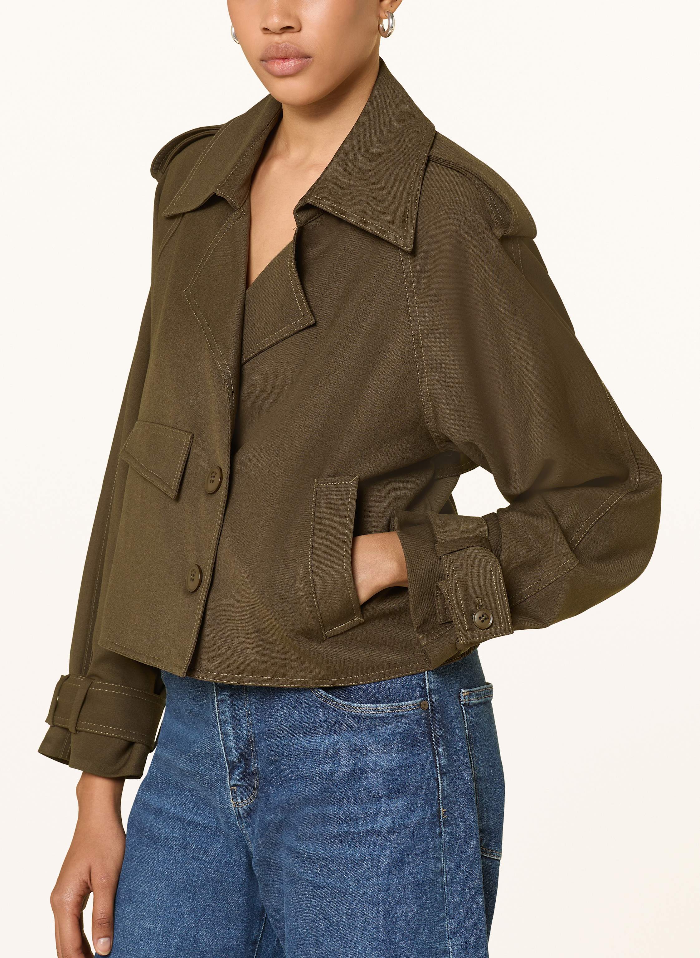 Thumbnail - Gestuz Trench-Jacke Gzedina gruen