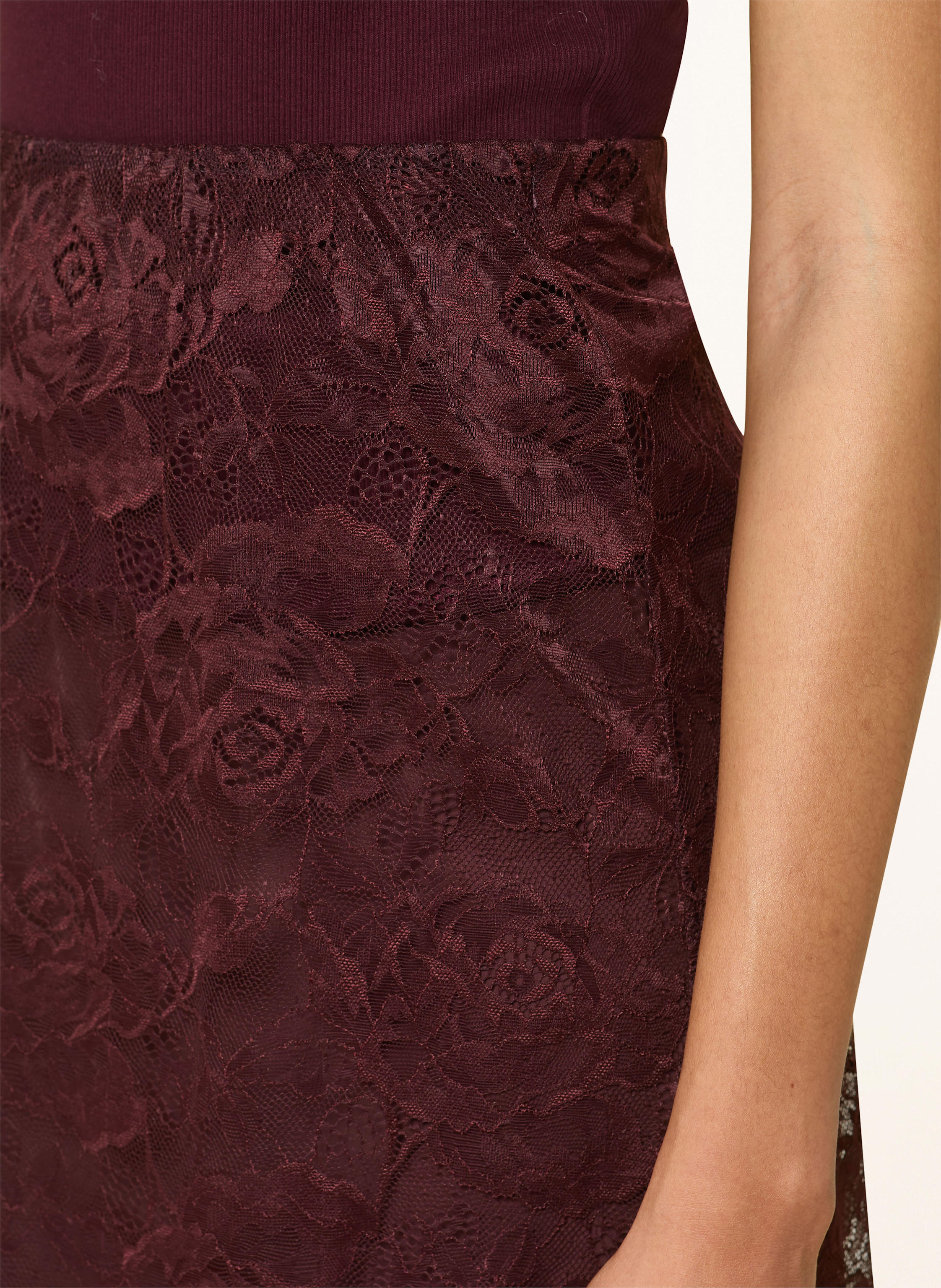 Thumbnail - Gestuz Spitzenrock Gzleala rot