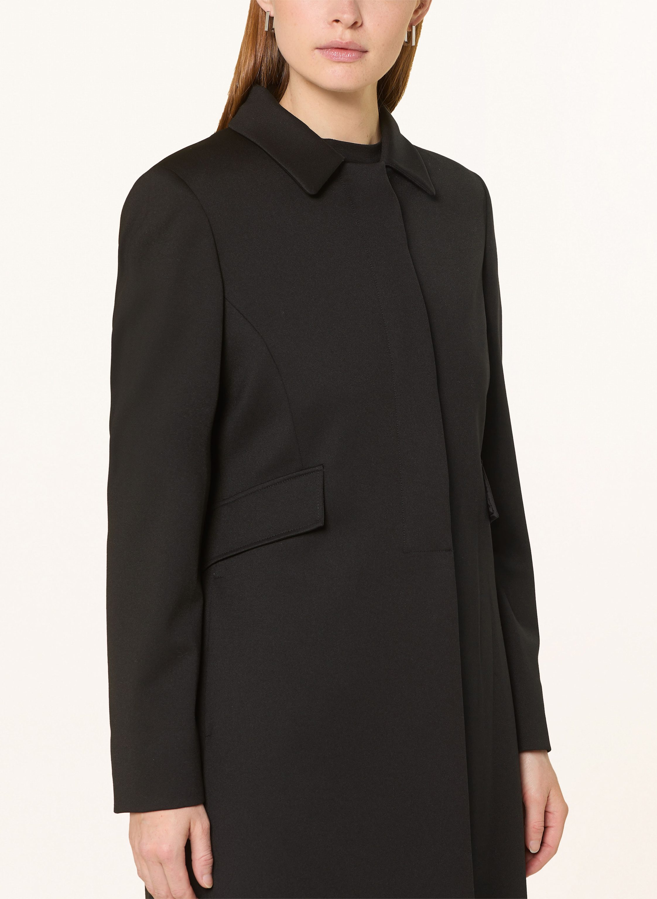 Thumbnail - Elena Miro Mantel schwarz