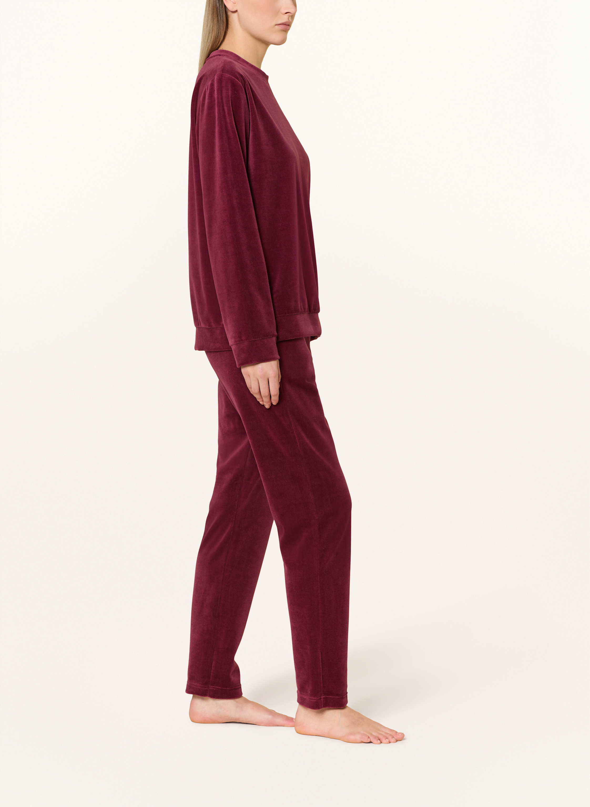 Thumbnail - Short Stories Lounge-Hose Aus Nicki rot