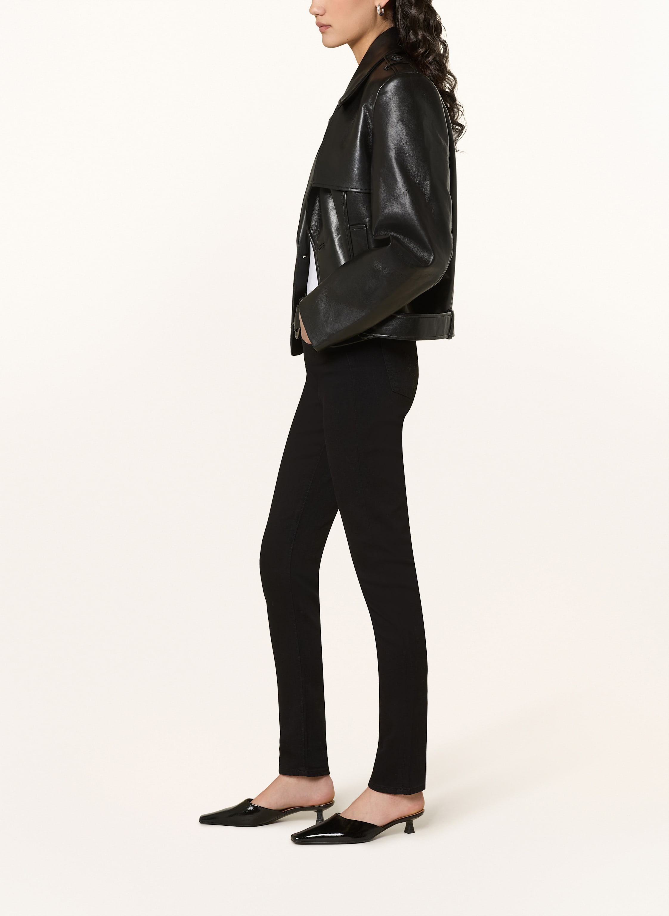 Thumbnail - Ag Jeans Skinny Jeans Prima schwarz