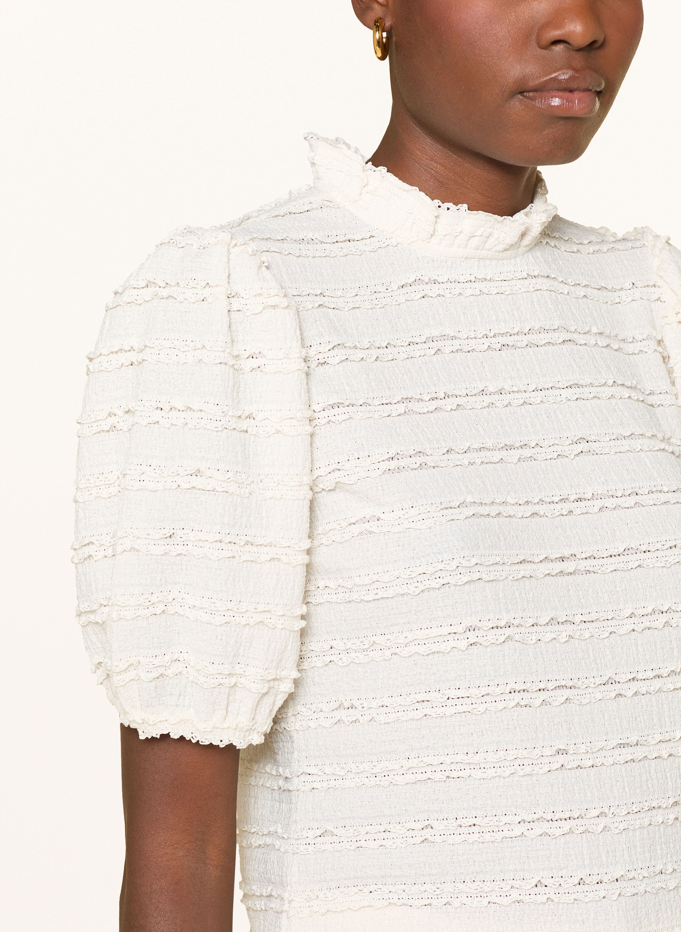 Thumbnail - Phase Eight Blusenshirt Samiha Mit Rüschen weiss