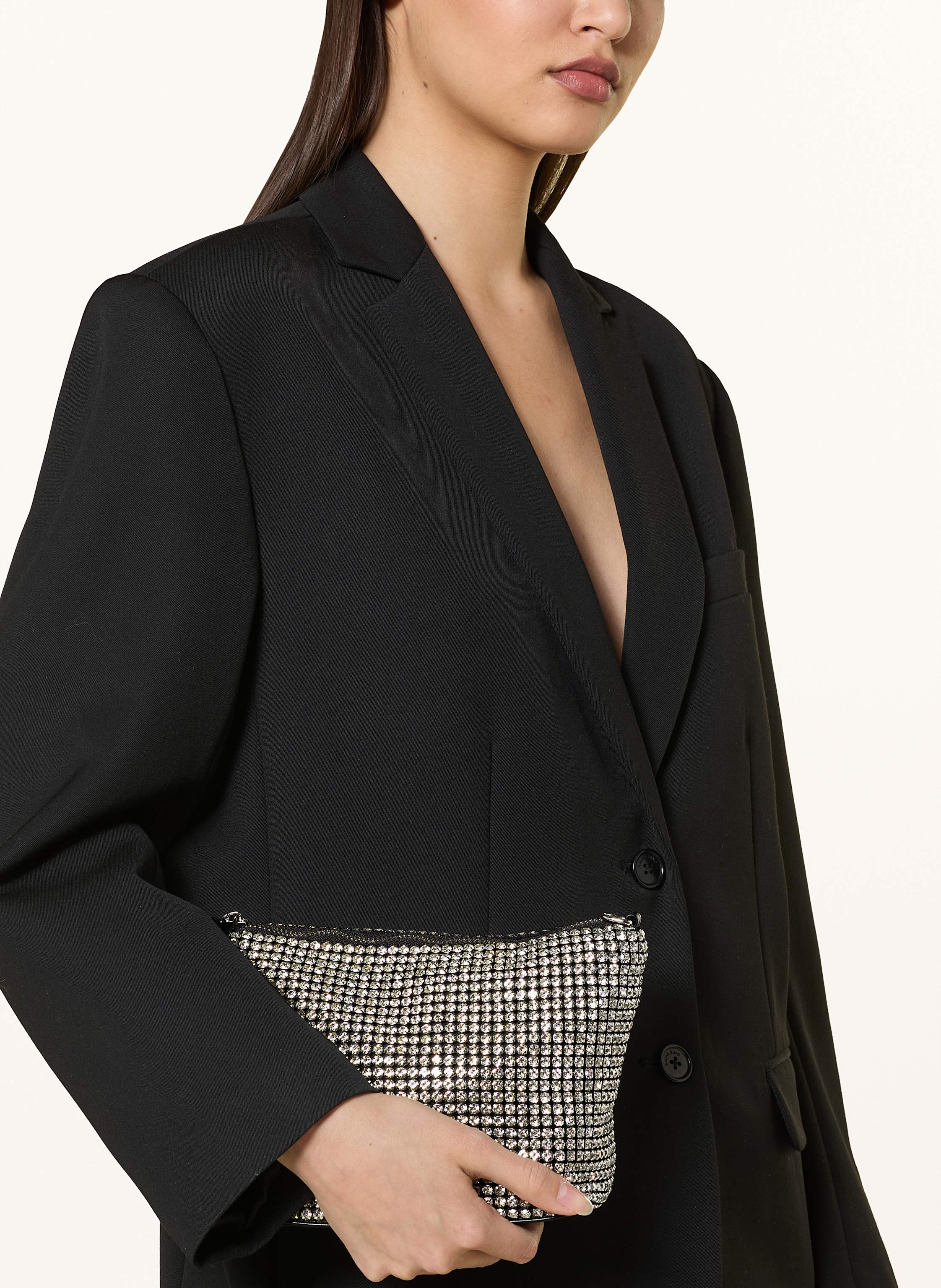 Thumbnail - Reiss Handtasche Crystal silber