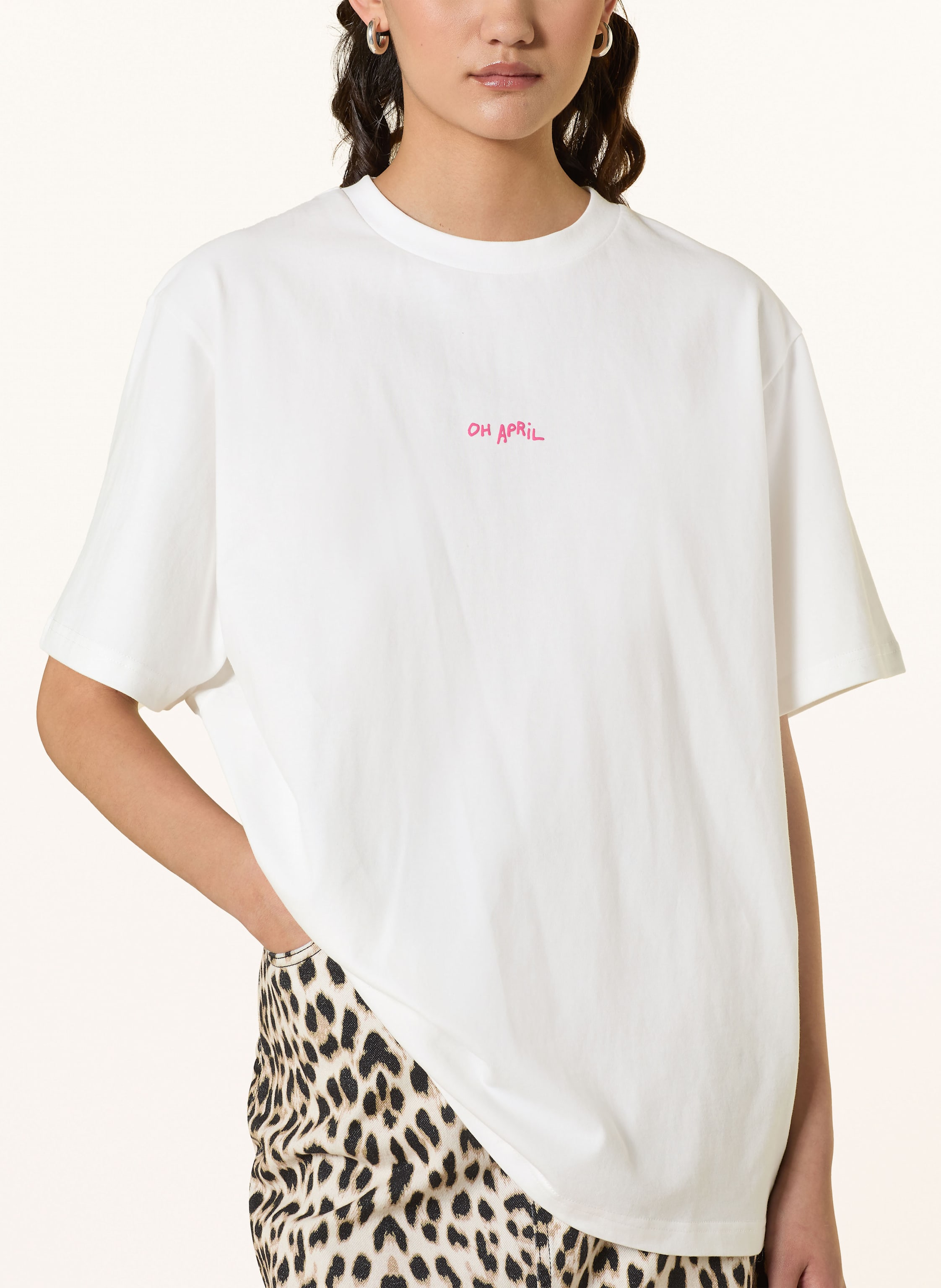 Thumbnail - Oh April T-Shirt Bf beige