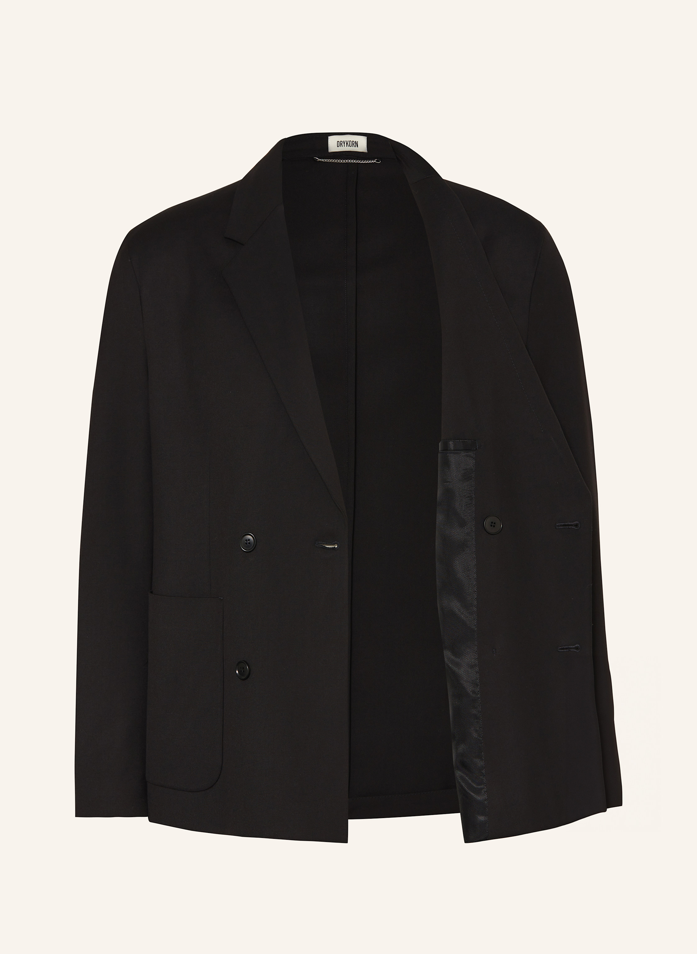 Thumbnail - Drykorn Anzugsakko Domaro Slim Fit schwarz