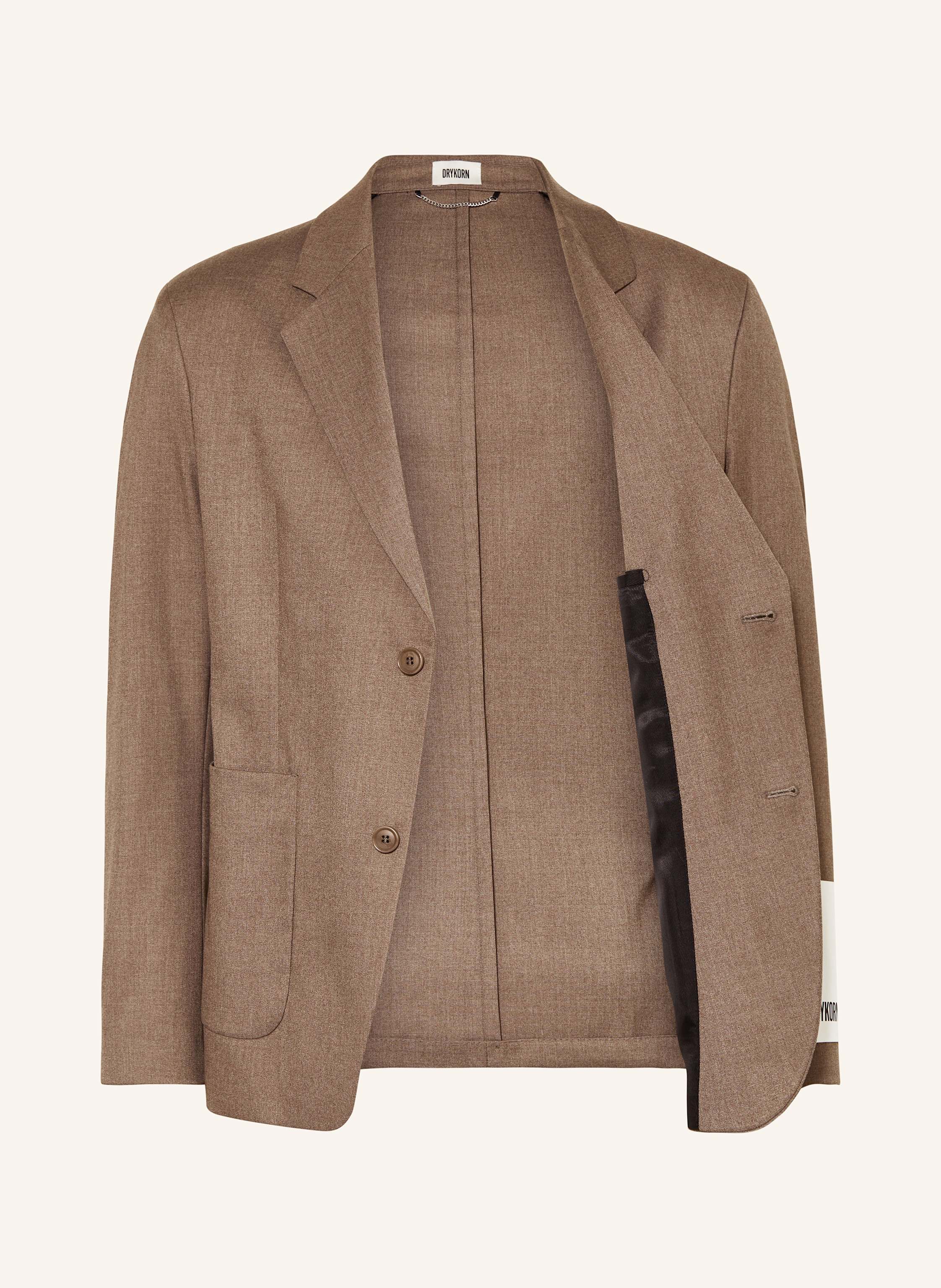 Thumbnail - Drykorn Anzugsakko Marls Extra Slim Fit braun