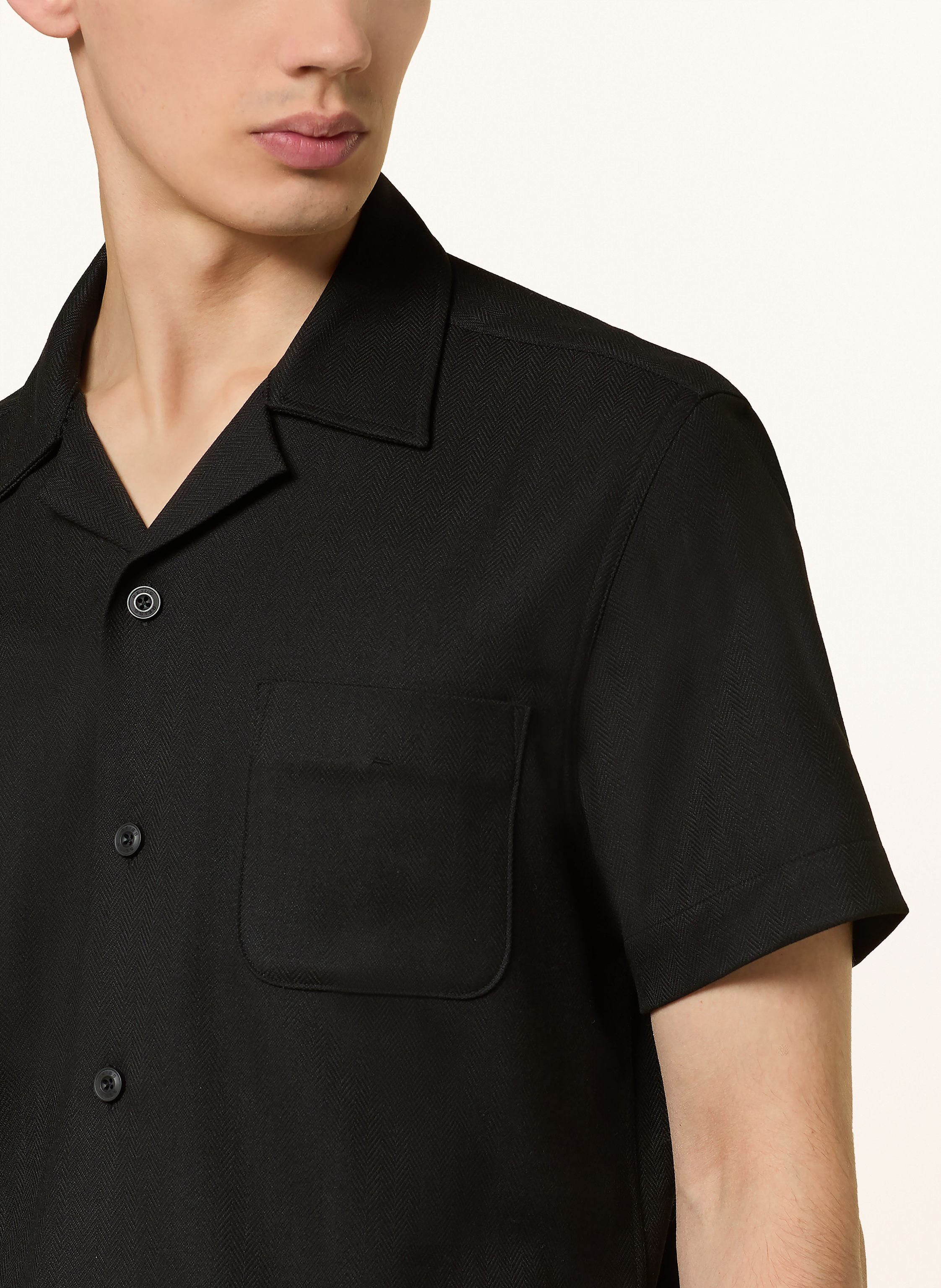 Thumbnail - Reiss Resorthemd Nitus Regular Fit schwarz