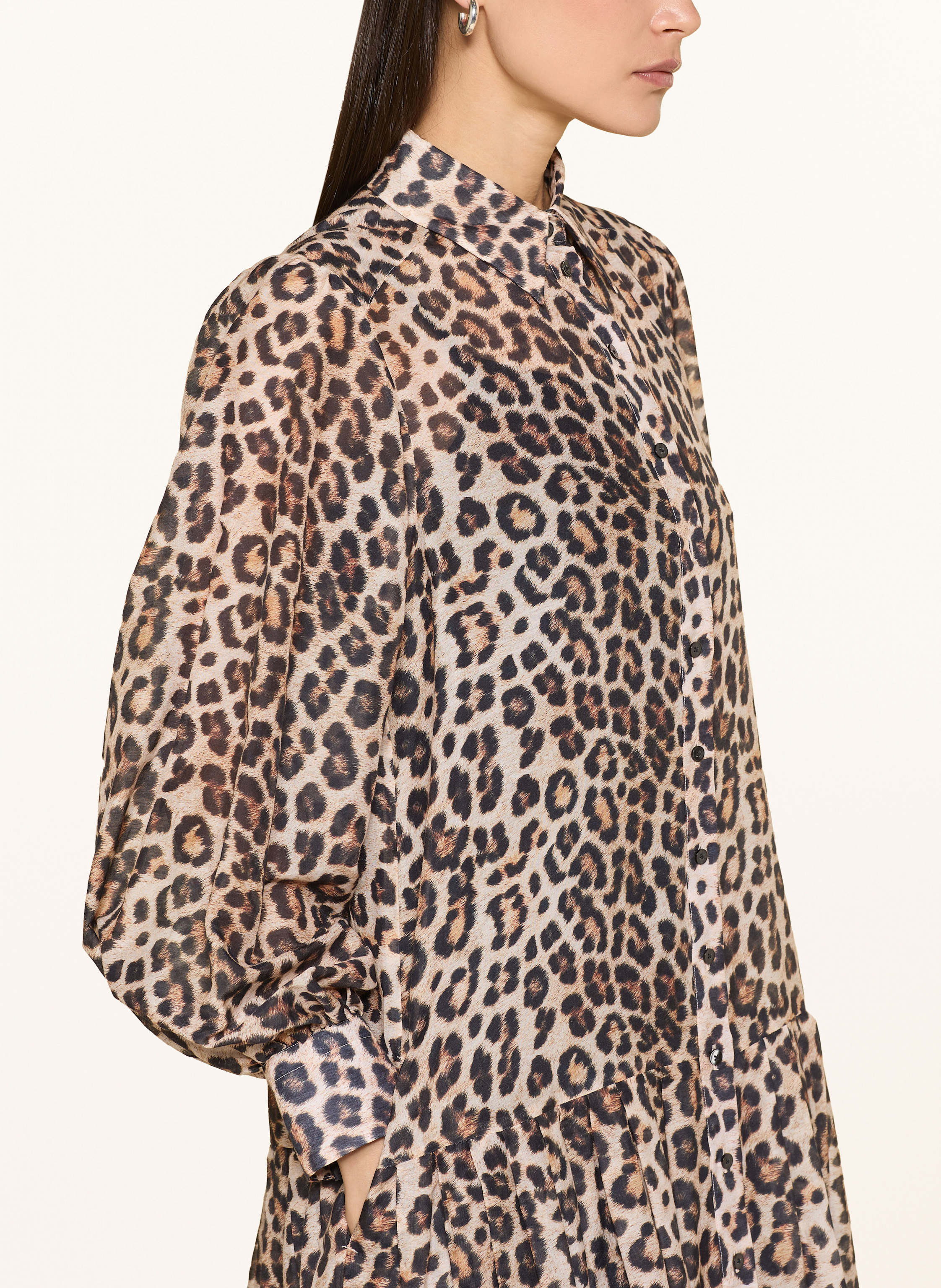 Thumbnail - Émanou Hemdblusenkleid braun