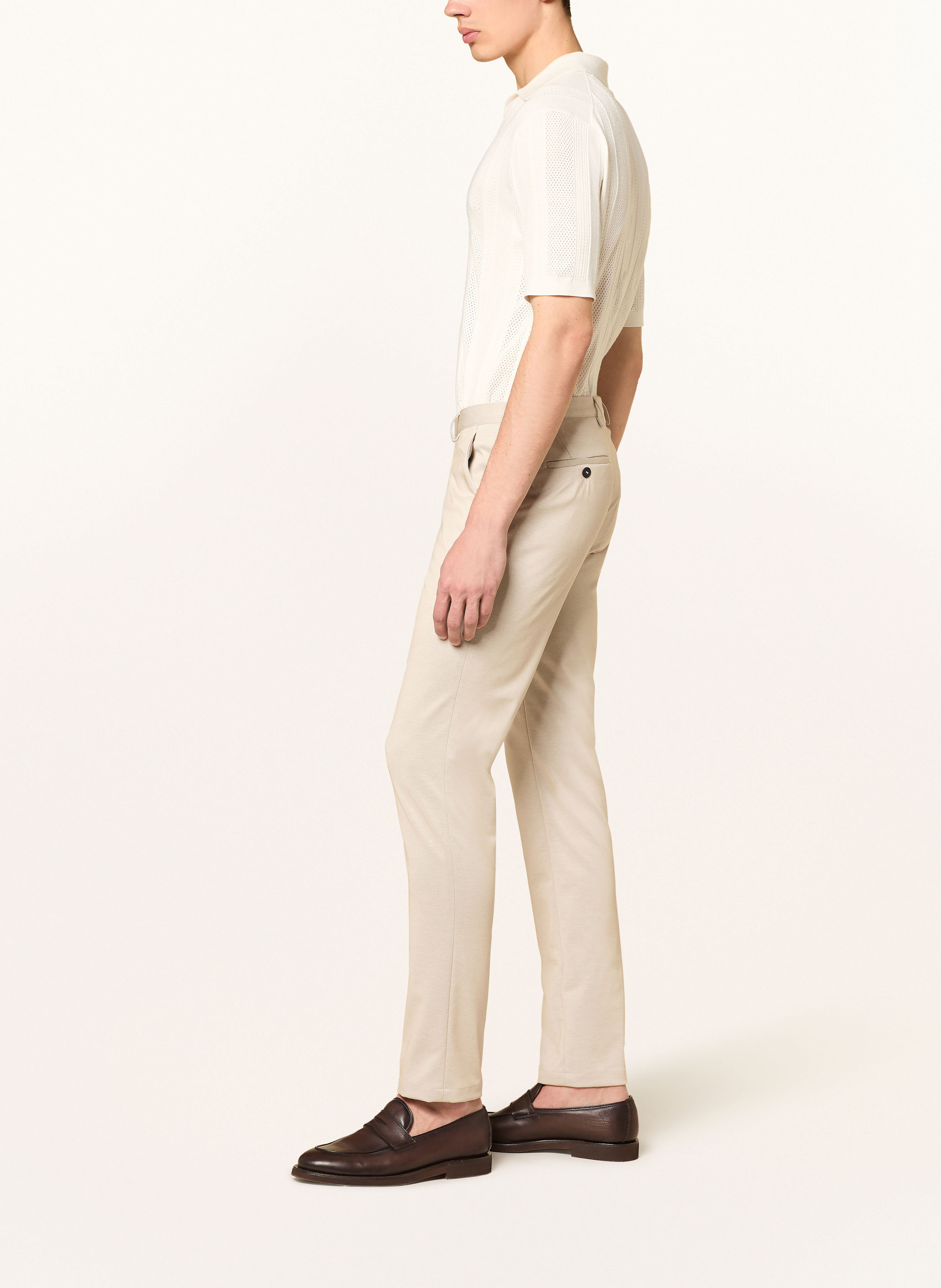 Thumbnail - Digel Move Anzughose Anno Slim Fit beige