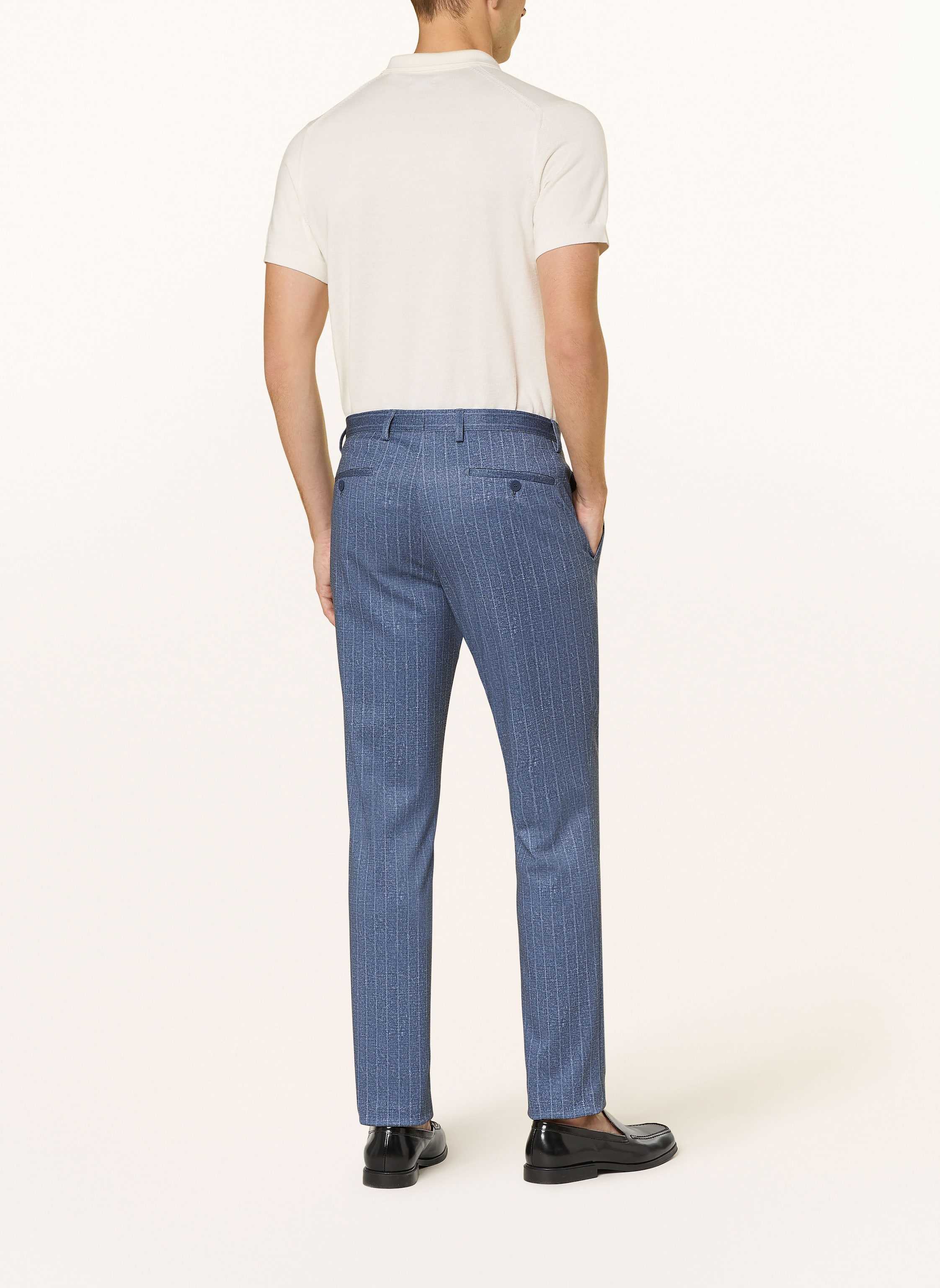 Thumbnail - Digel Move Anzughose Anno Slim Fit Aus Jersey blau