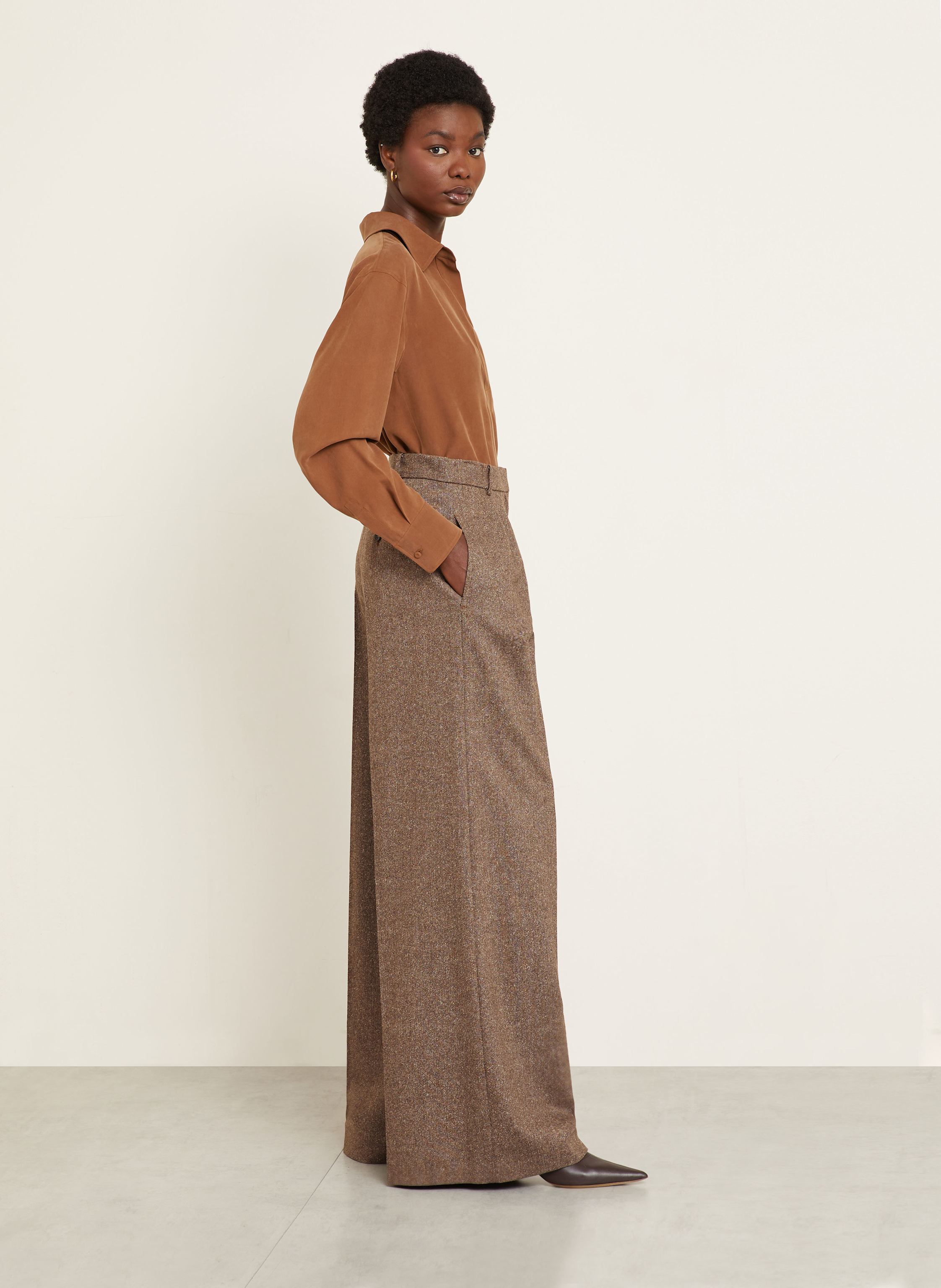 Thumbnail - Max Mara Marlenehose Brava braun