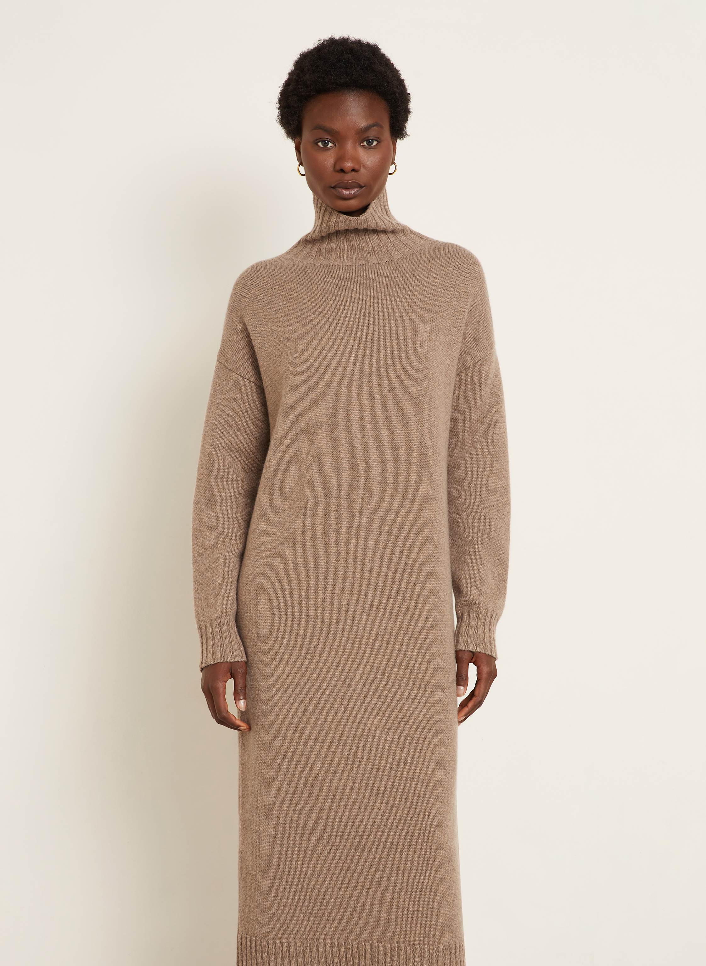 Thumbnail - Max Mara Cashmere-Kleid Summer braun