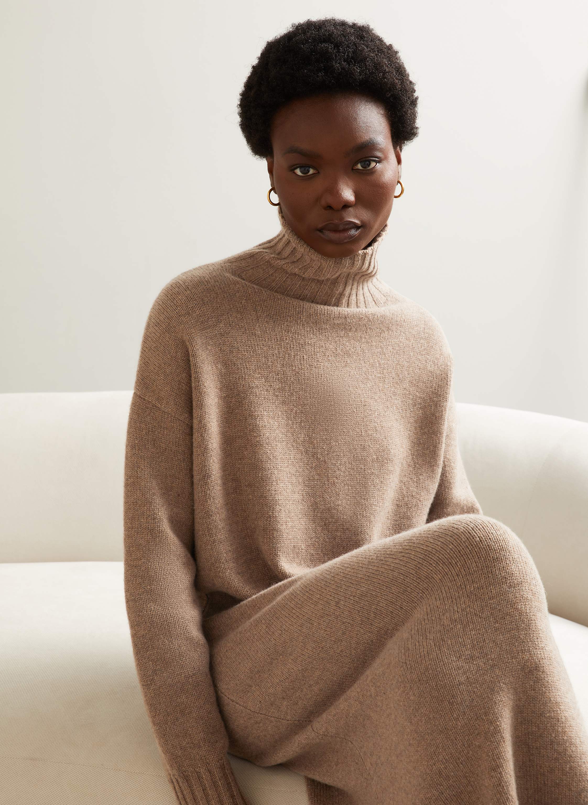 Thumbnail - Max Mara Cashmere-Kleid Summer braun