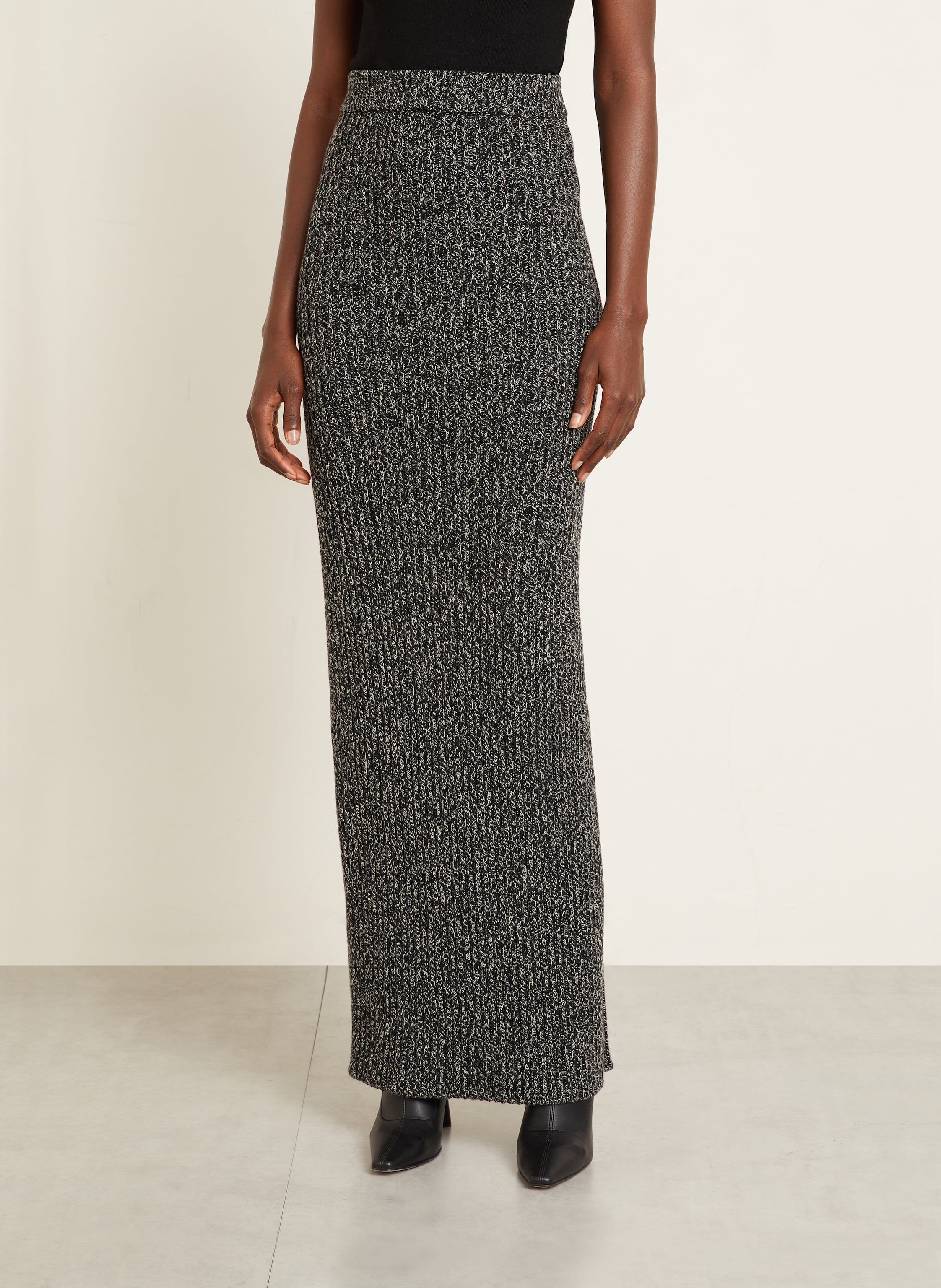 Thumbnail - Max Mara Strickrock Rodano schwarz