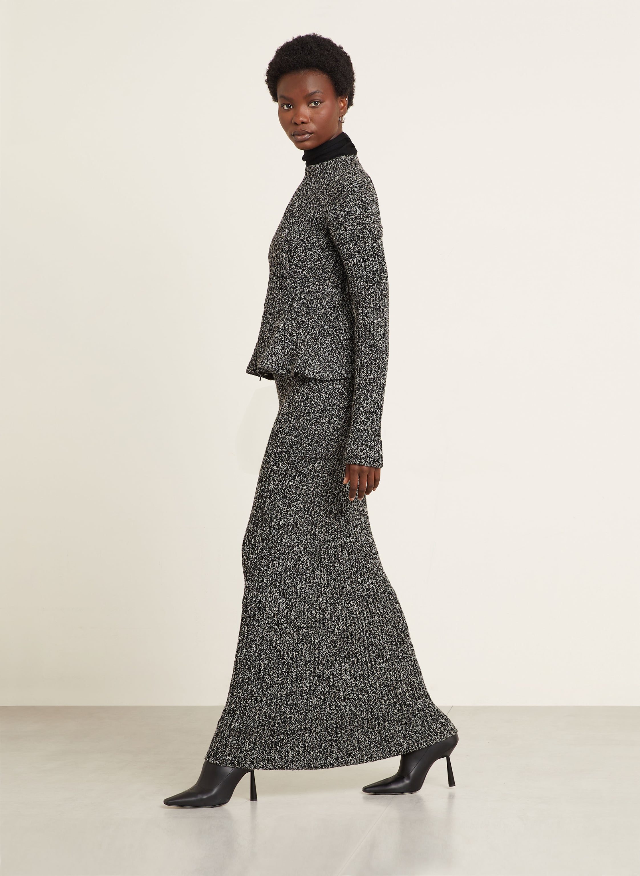 Thumbnail - Max Mara Strickrock Rodano schwarz