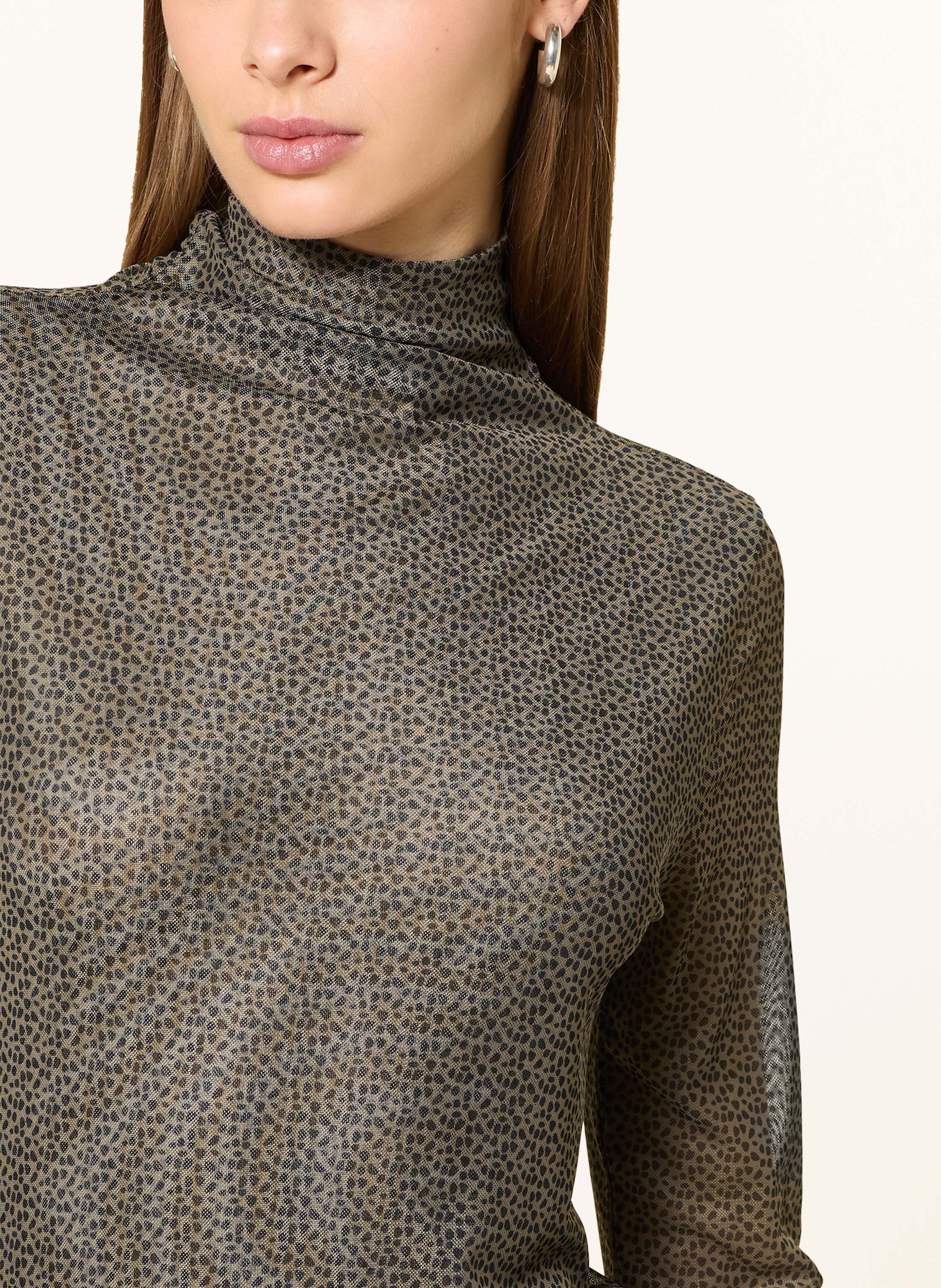 Thumbnail - Cinque Longsleeve Cimia Aus Mesh gruen