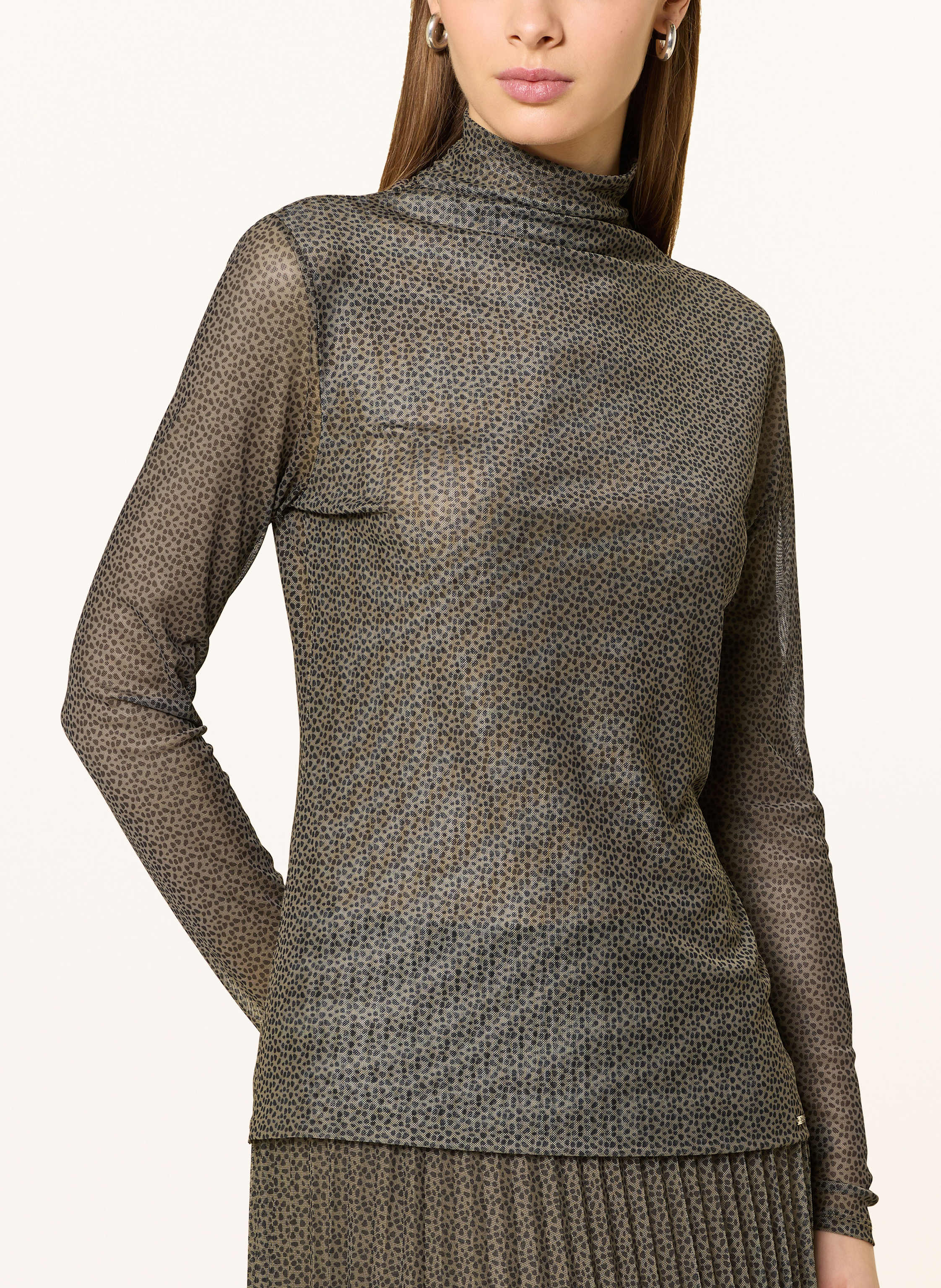 Thumbnail - Cinque Longsleeve Cimia Aus Mesh gruen