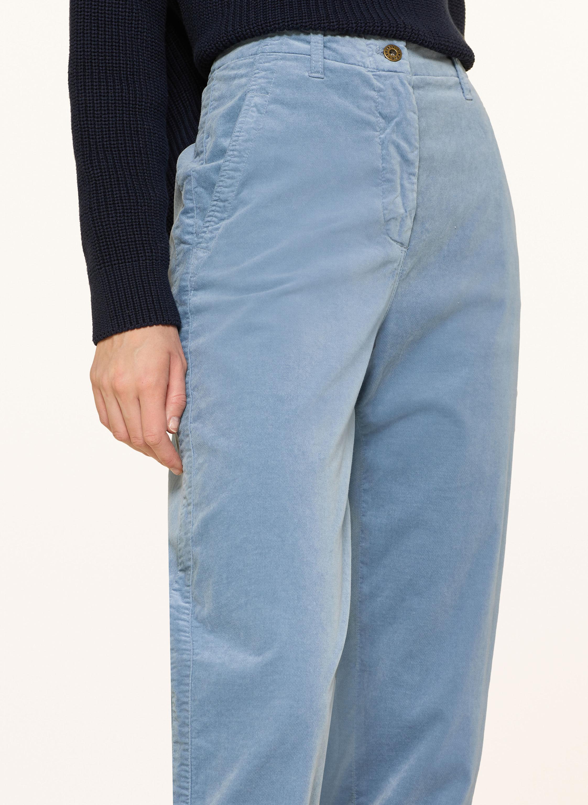 Thumbnail - Cinque 7/8-Hose Cislya Aus Samt blau