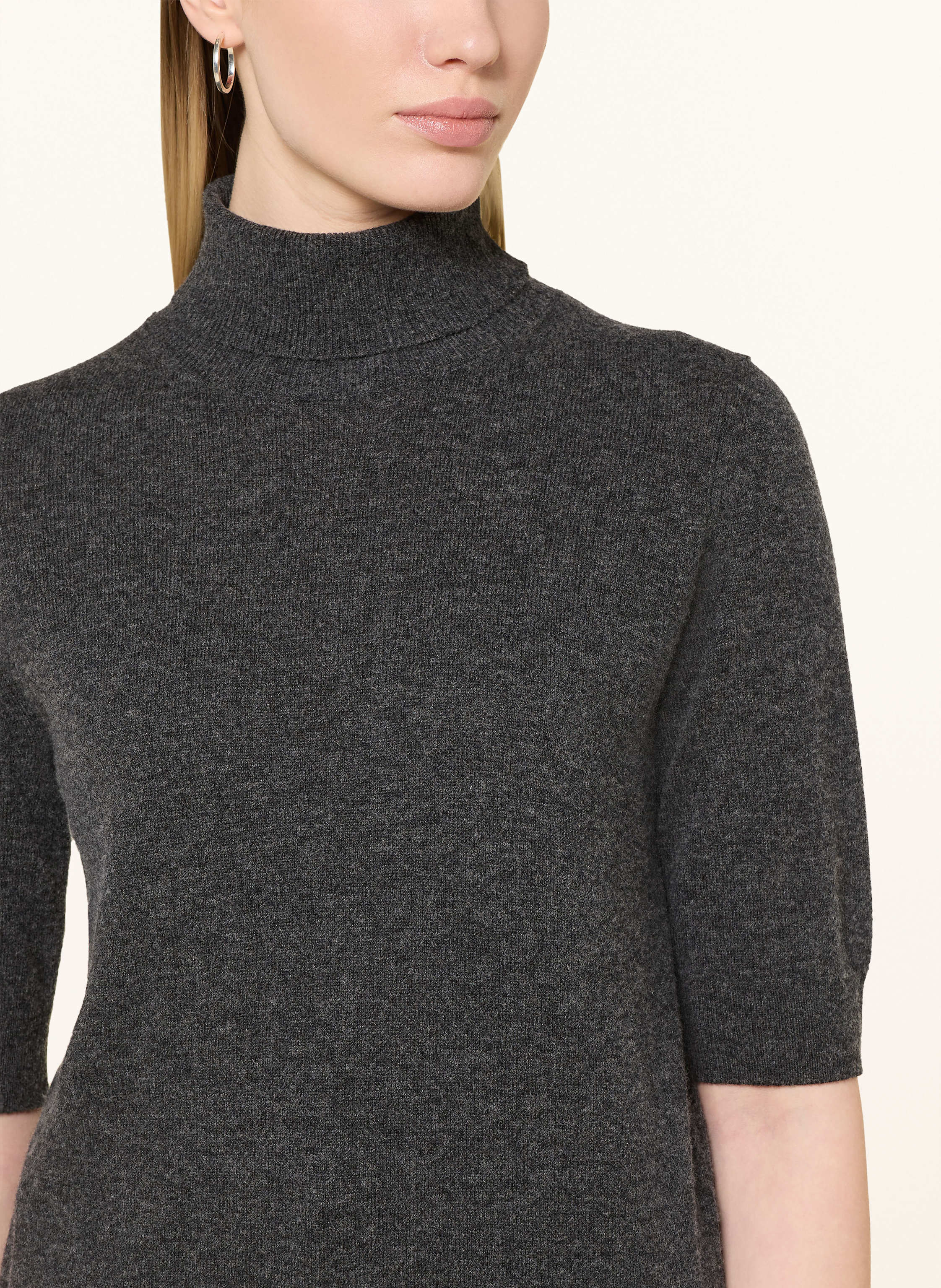 Thumbnail - Cinque Rollkragenpullover Cibruna Mit 3/4-Arm grau