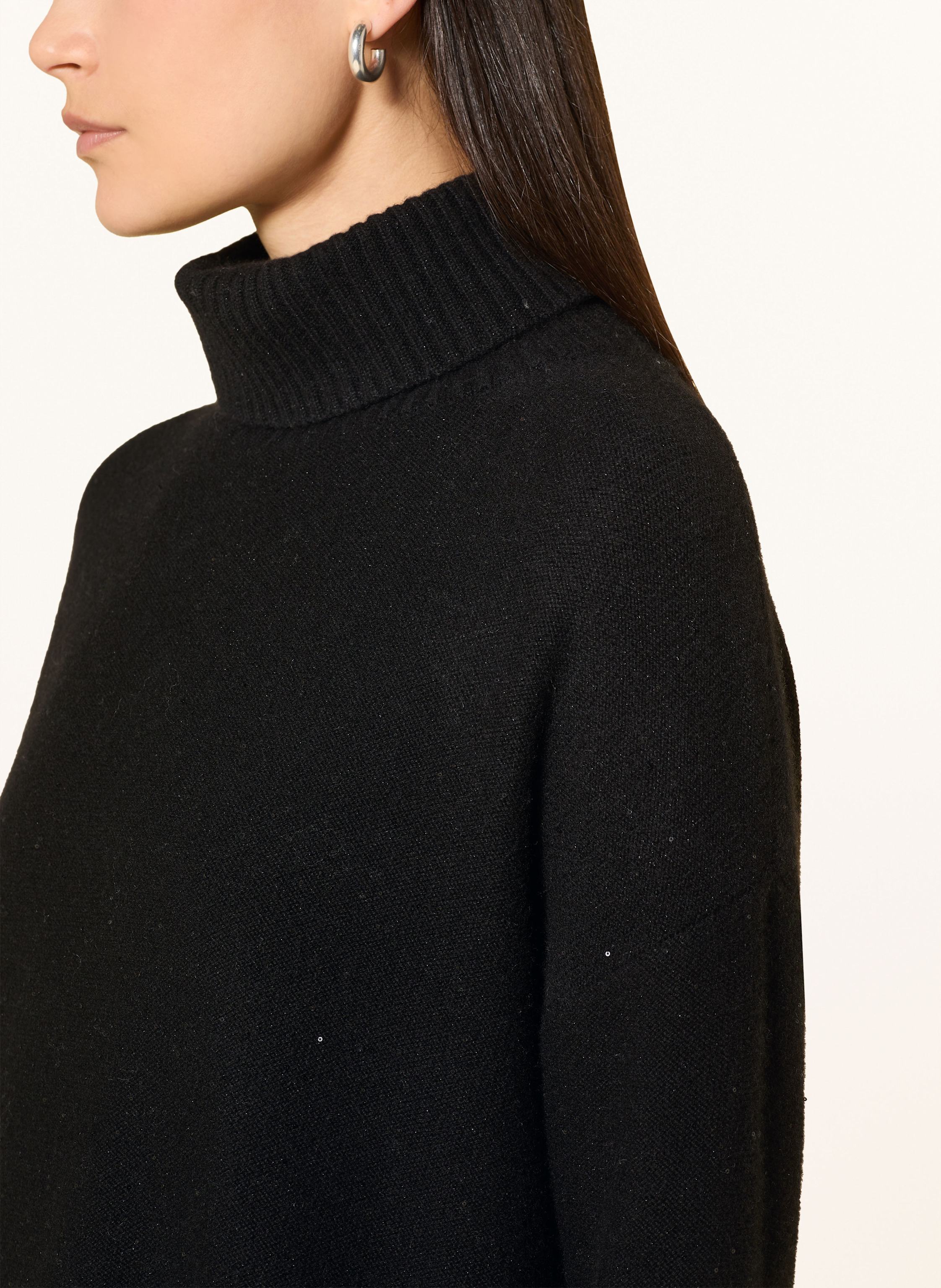 Thumbnail - (The Mercer) N.Y. Cashmere-Pullover Mit Pailletten schwarz