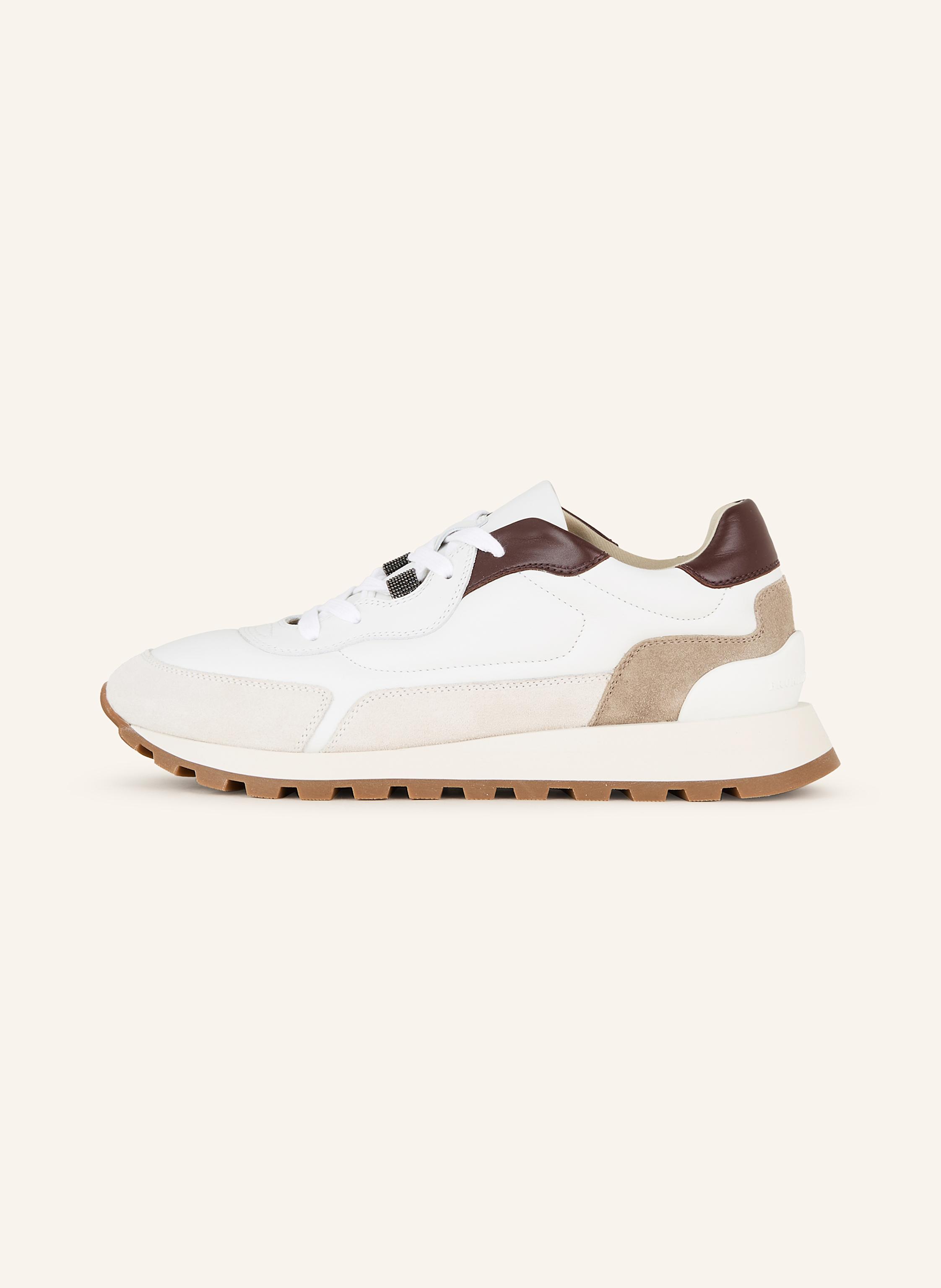 Thumbnail - Brunello Cucinelli Sneaker Mit Schmuckperlen weiss