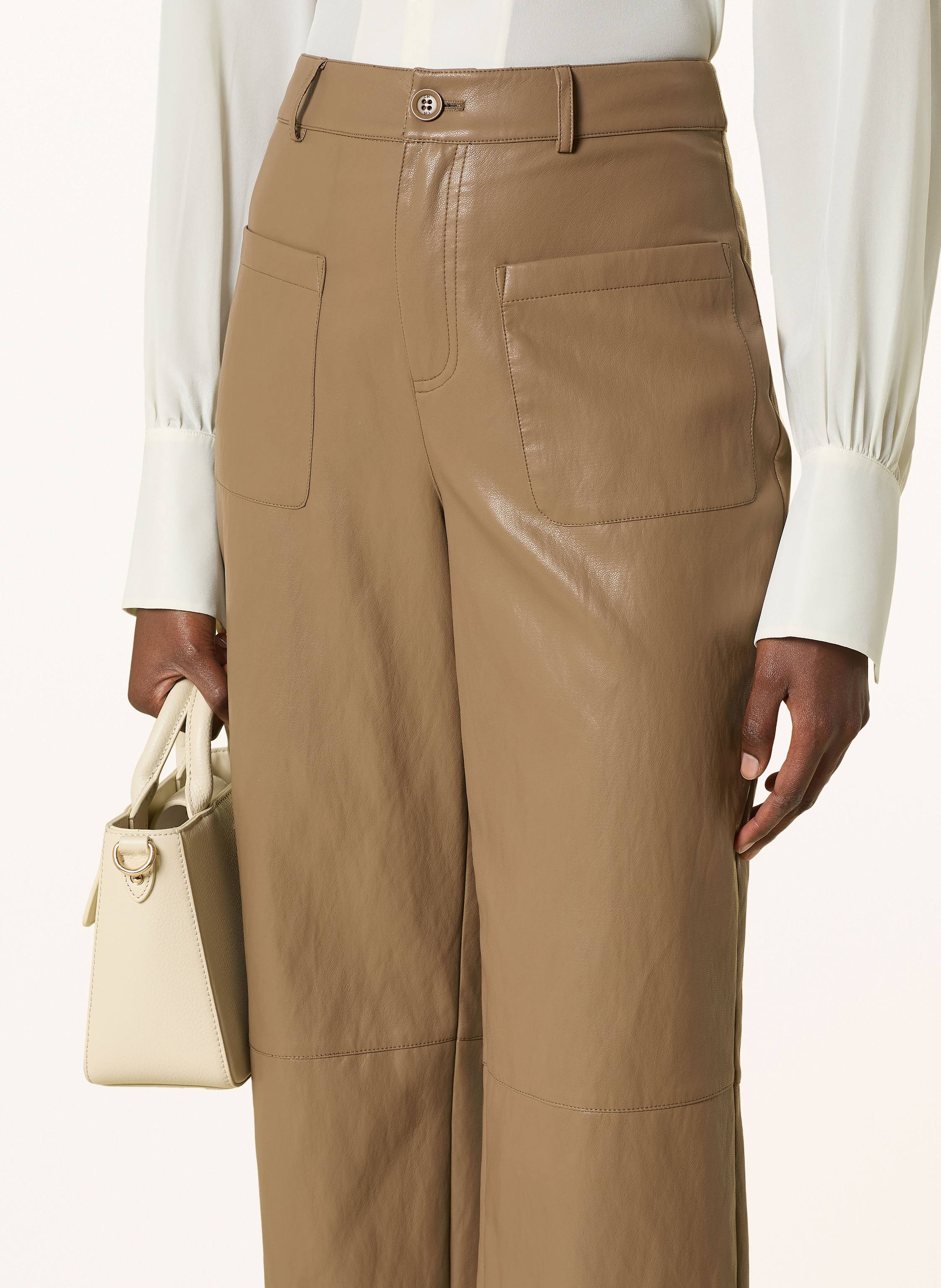 Thumbnail - Catnoir Hose In Lederoptik beige