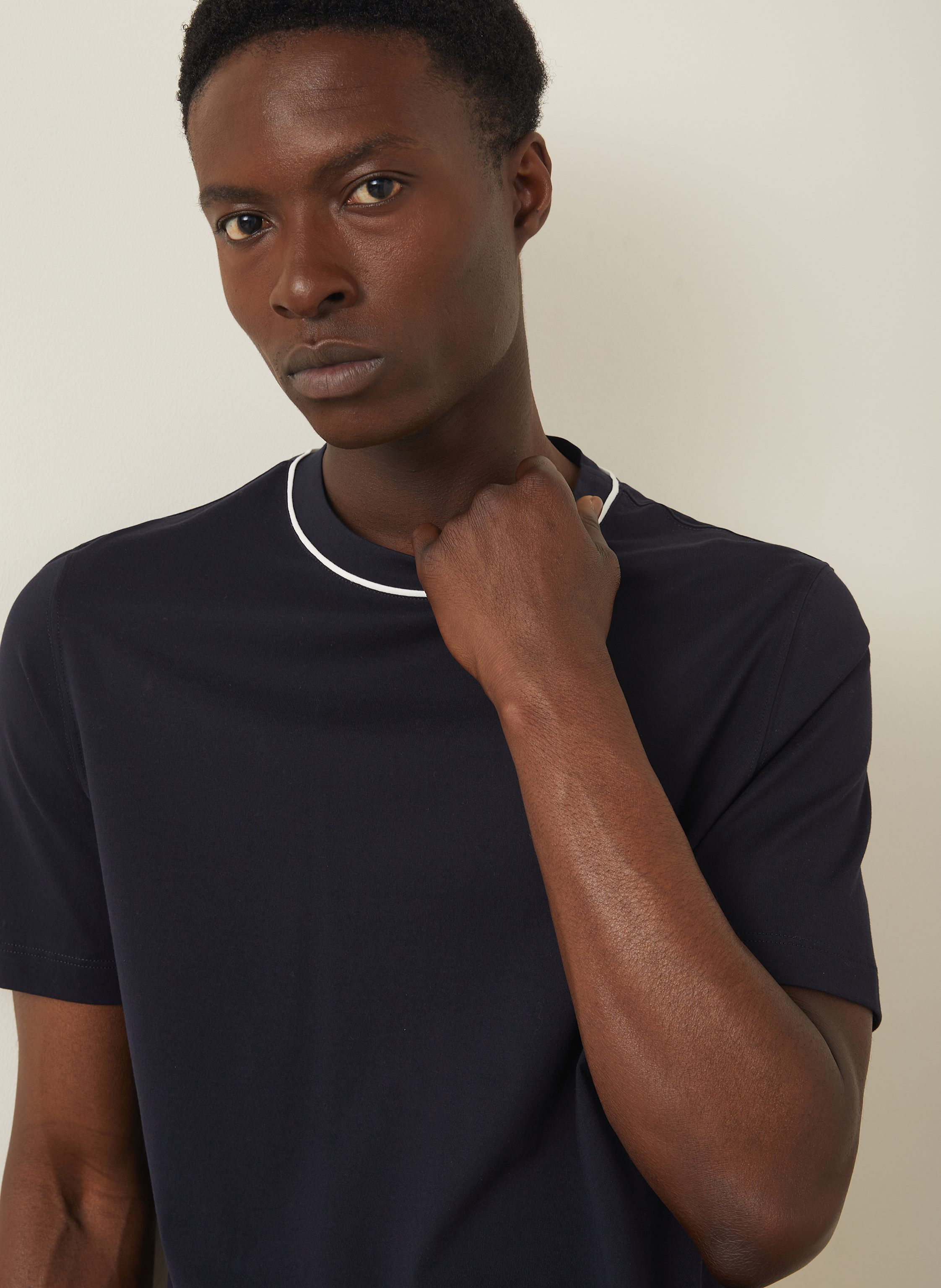 Thumbnail - Brunello Cucinelli T-Shirt blau