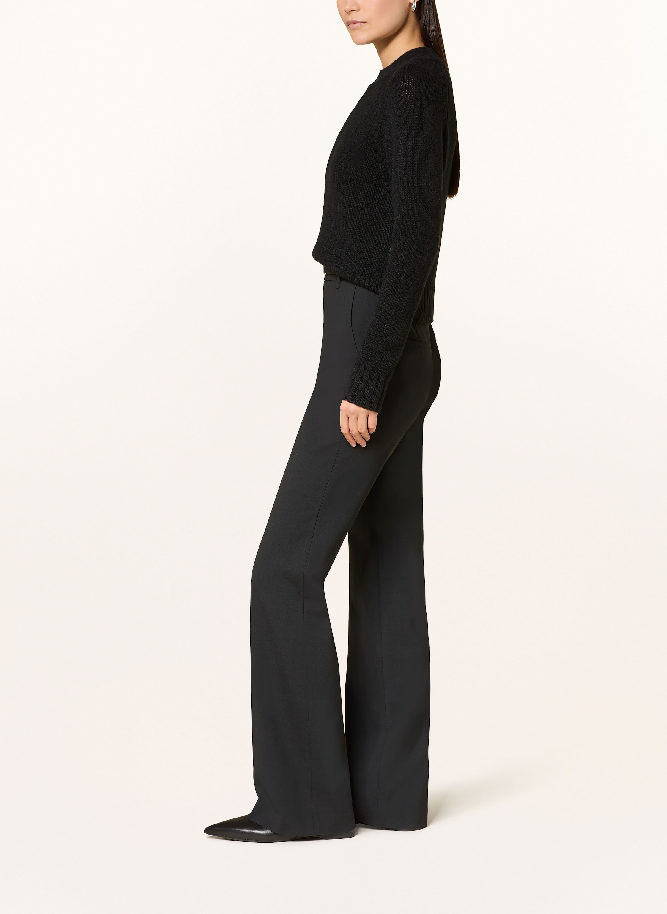 Thumbnail - Vince Bootcut-Hose schwarz