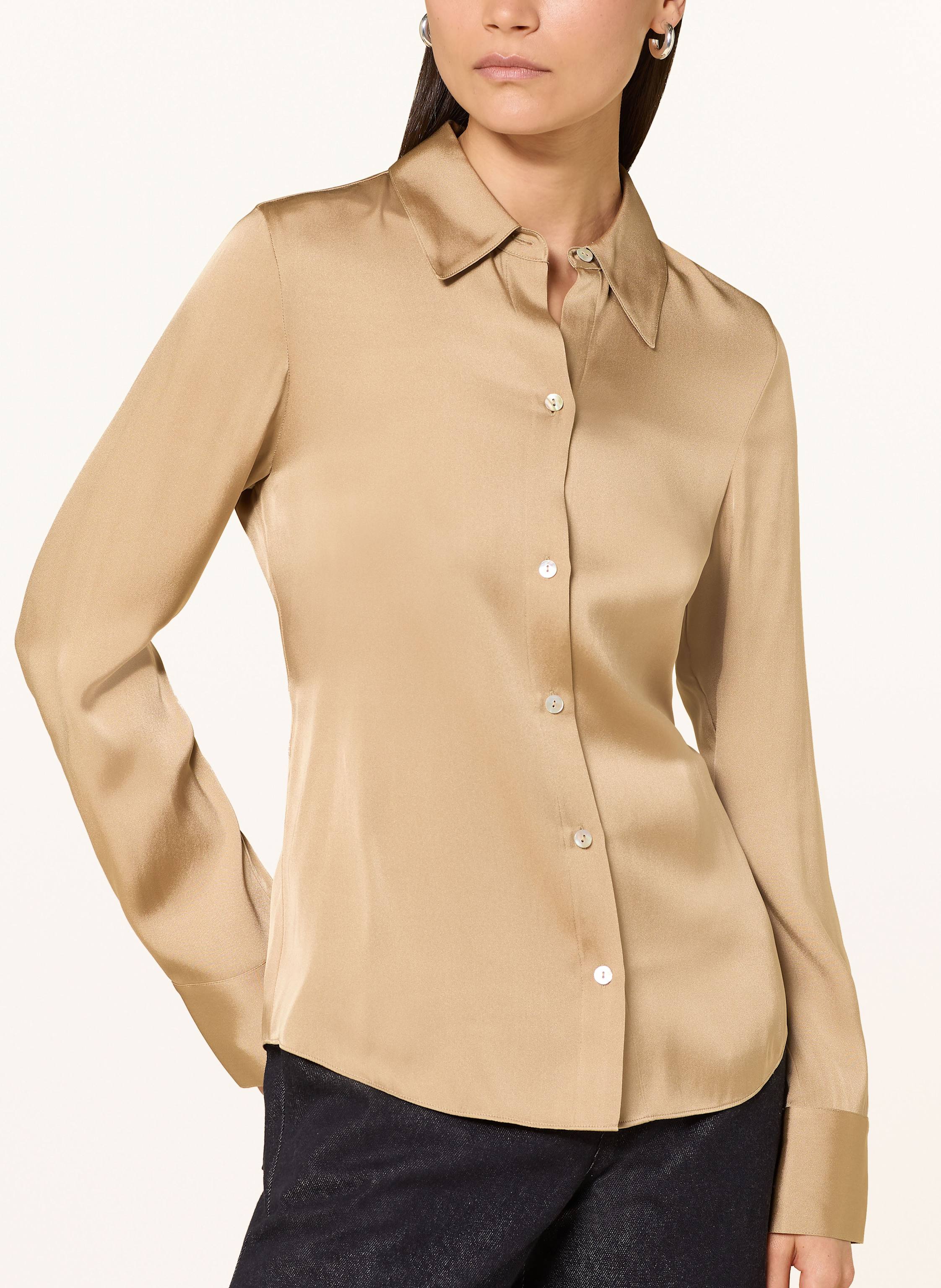 Thumbnail - Vince Satinbluse beige
